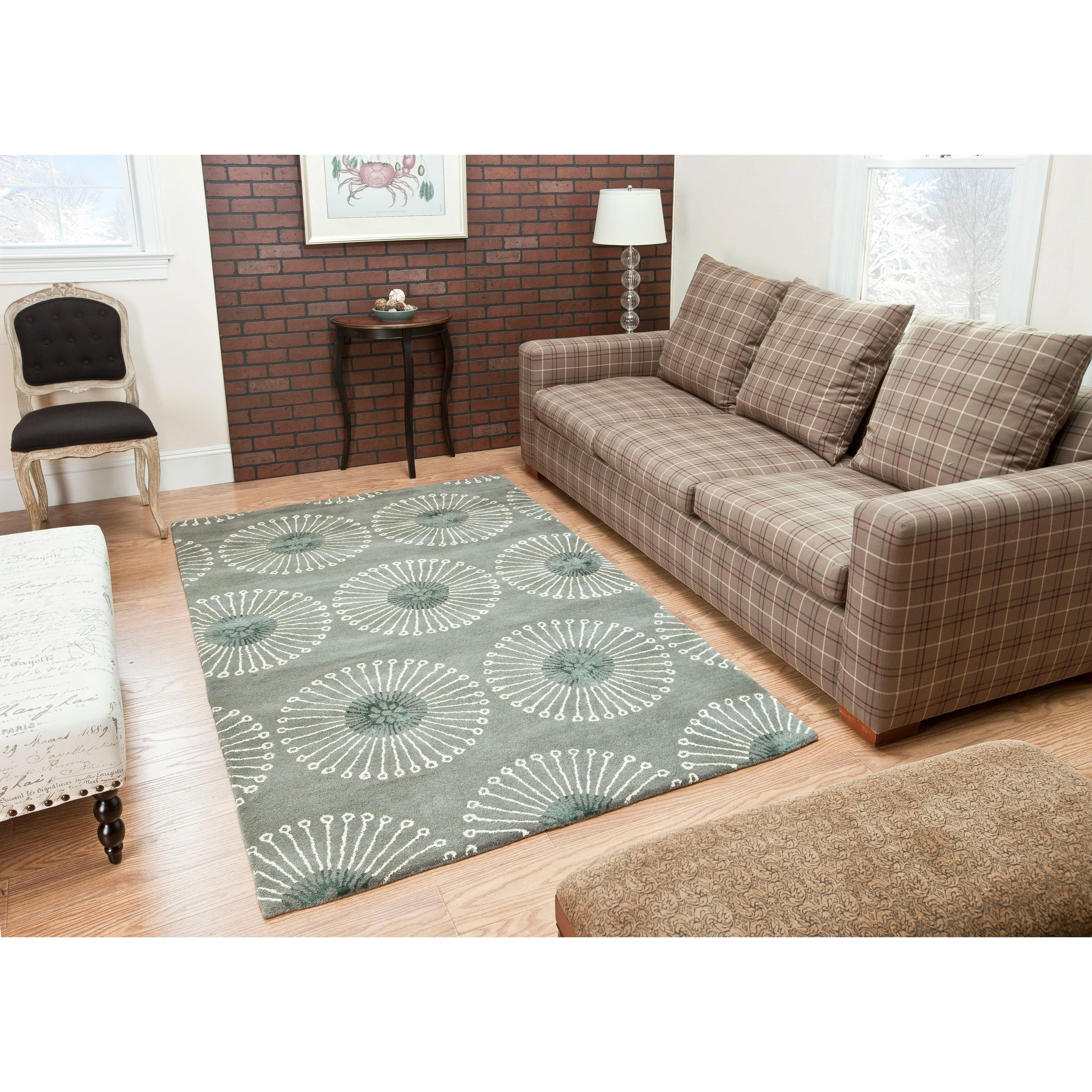 SAFAVIEH Handmade Soho Chimere Dandelion Pattern New Zealand Wool