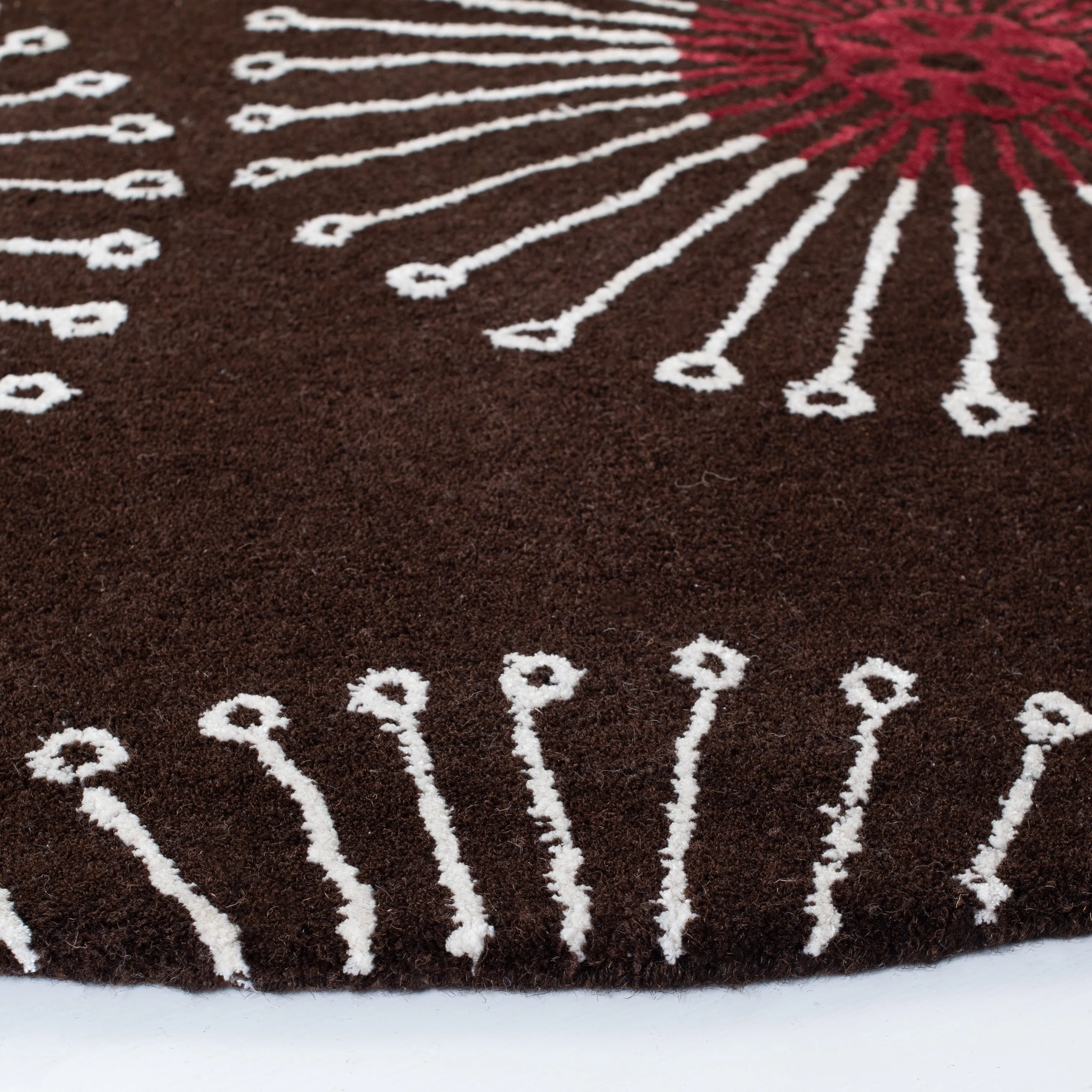 SAFAVIEH Handmade Soho Chimere Dandelion Pattern New Zealand Wool