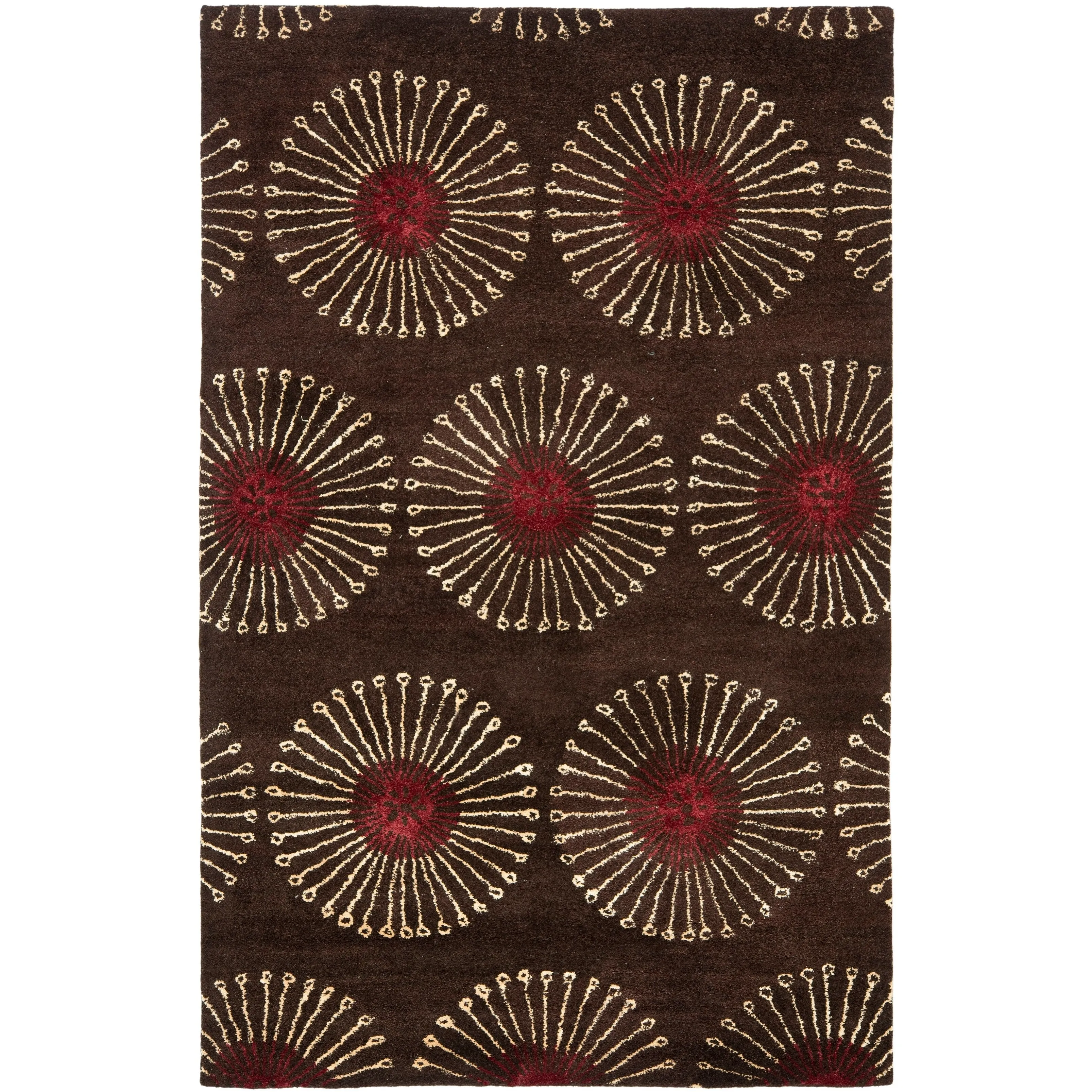SAFAVIEH Handmade Soho Chimere Dandelion Pattern New Zealand Wool