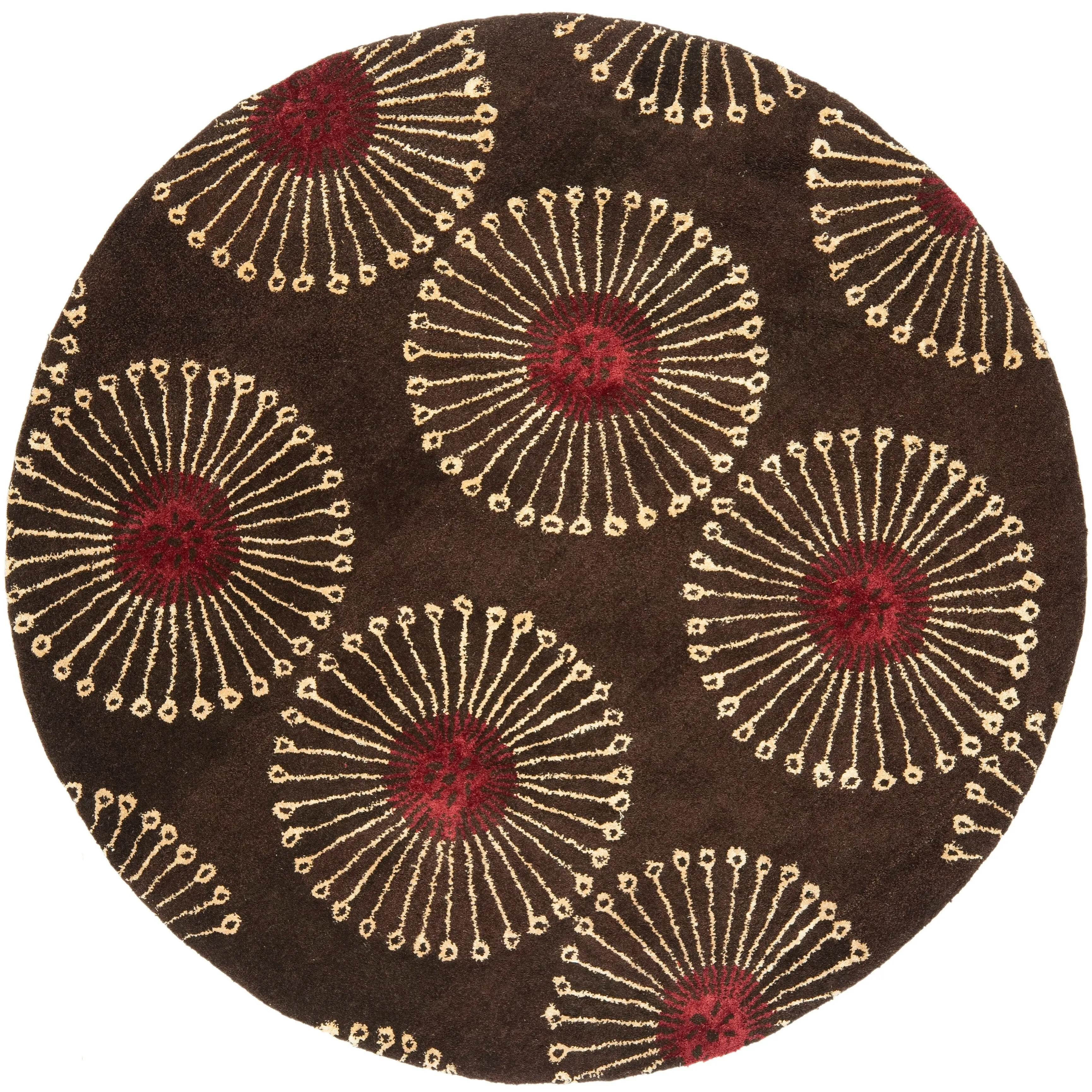 SAFAVIEH Handmade Soho Chimere Dandelion Pattern New Zealand Wool