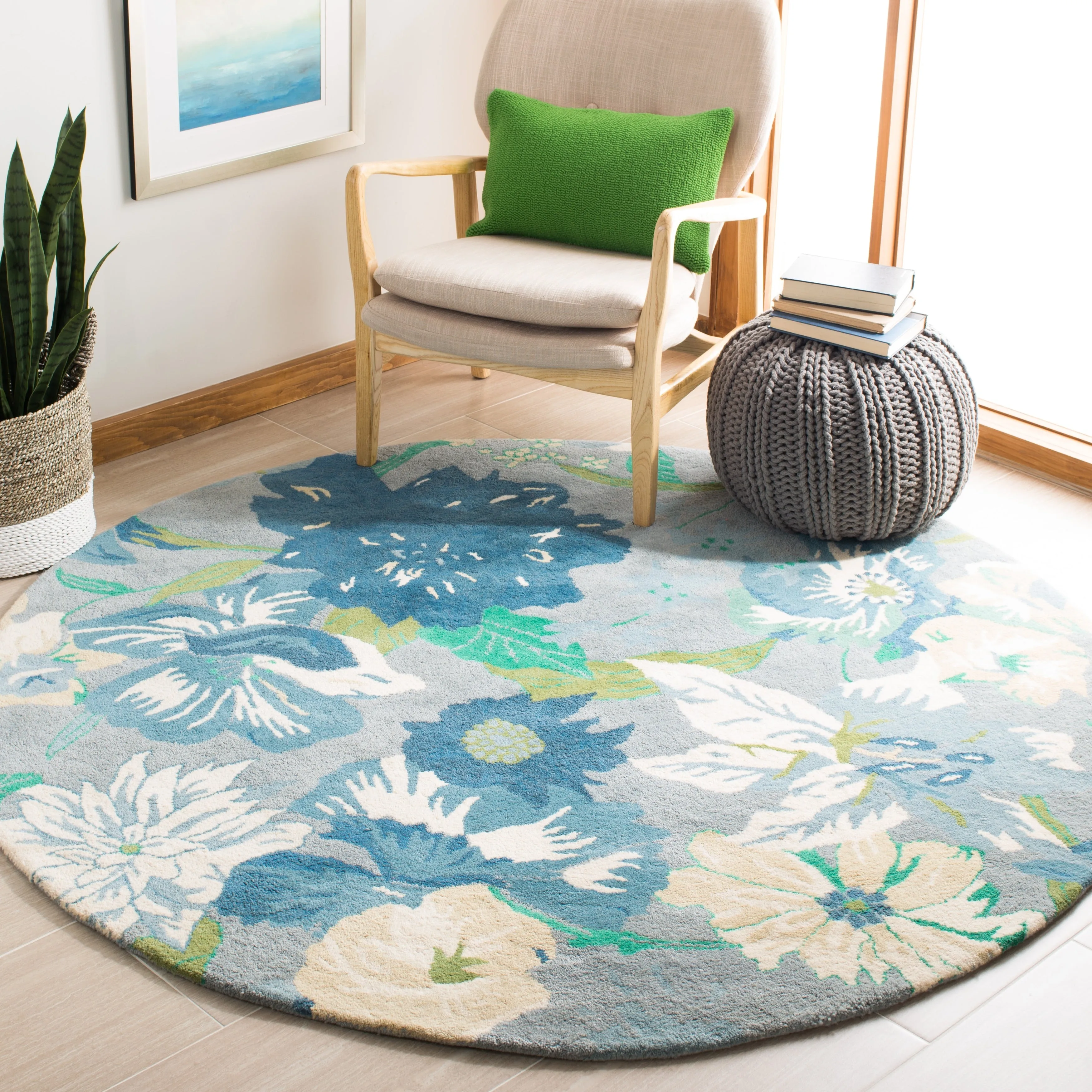 SAFAVIEH Handmade Soho Irmgard Floral N.Z. Wool Rug