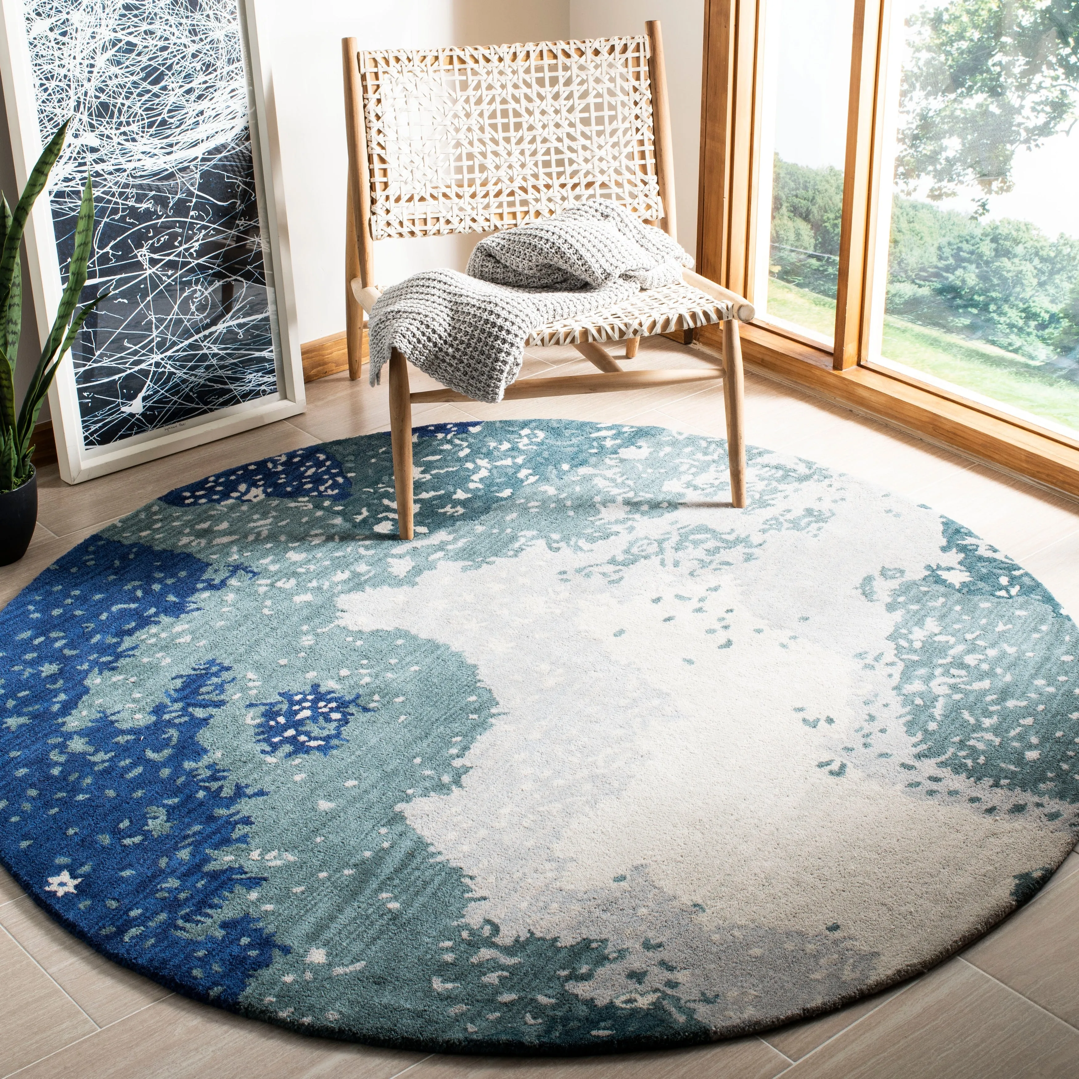 SAFAVIEH Handmade Soho Kayleigh Abstract N.Z. Wool Rug