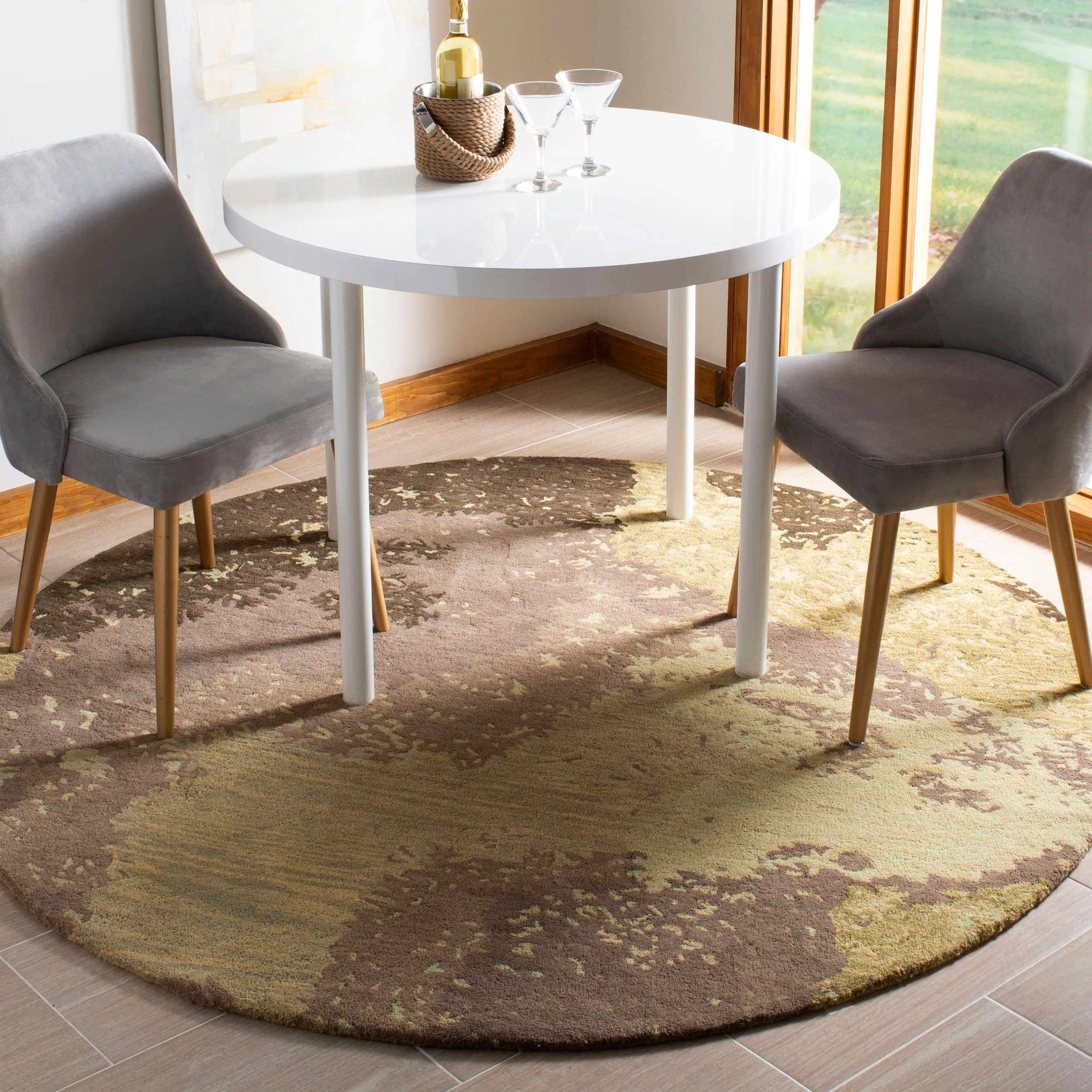 SAFAVIEH Handmade Soho Kayleigh Abstract N.Z. Wool Rug