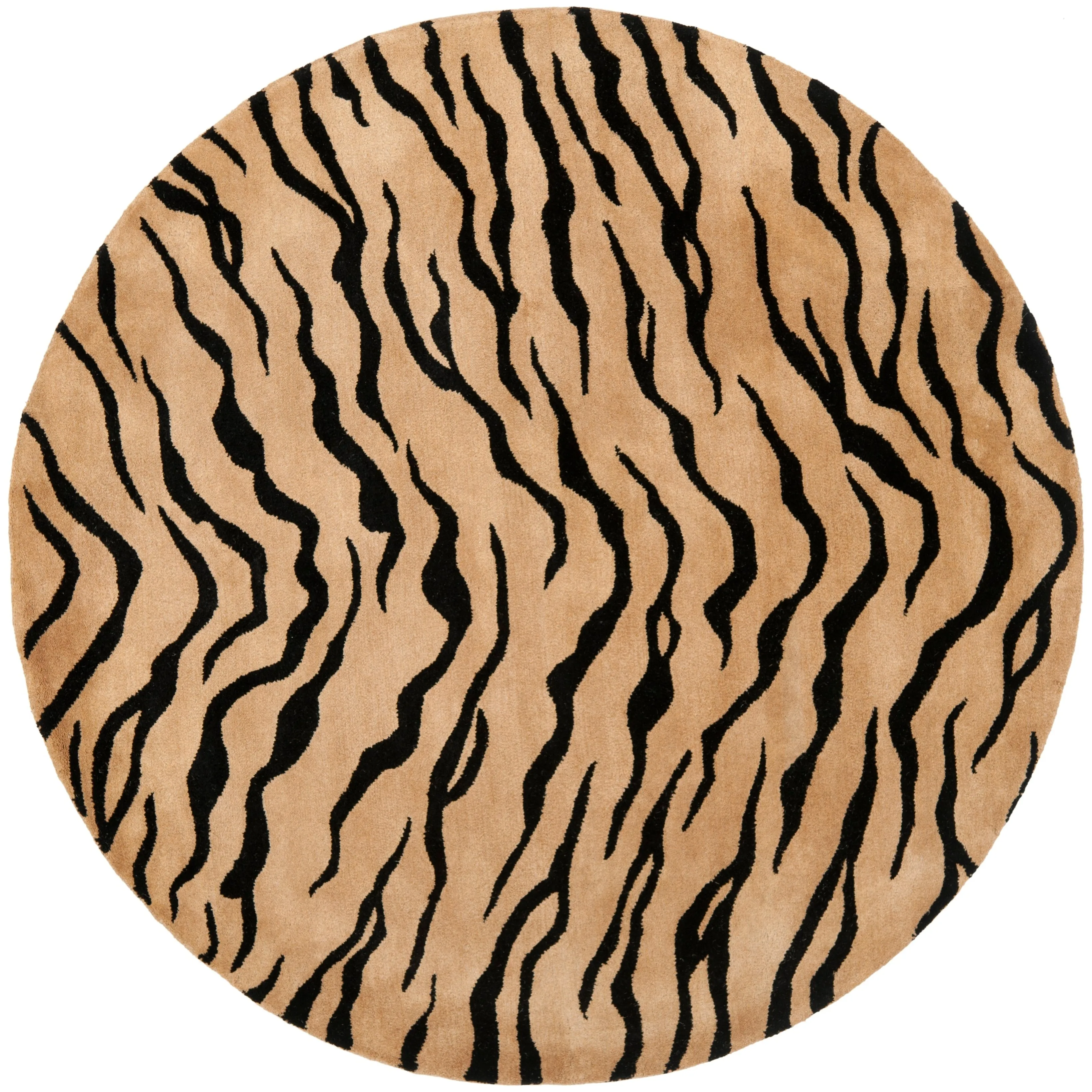 SAFAVIEH Handmade Soho Latoyia Tiger N.Z. Wool Rug