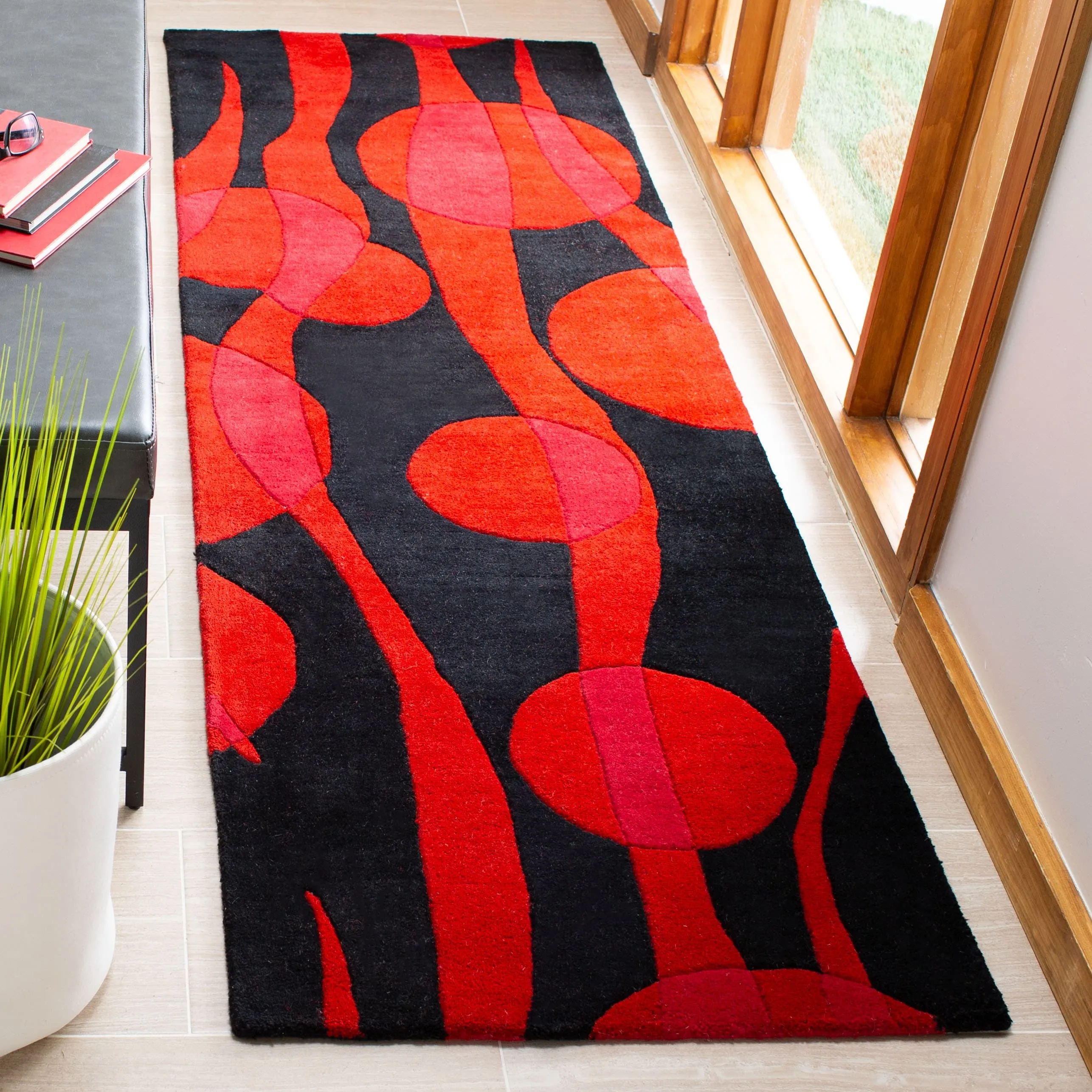 SAFAVIEH Handmade Soho Tawny Floral N.Z. Wool Rug