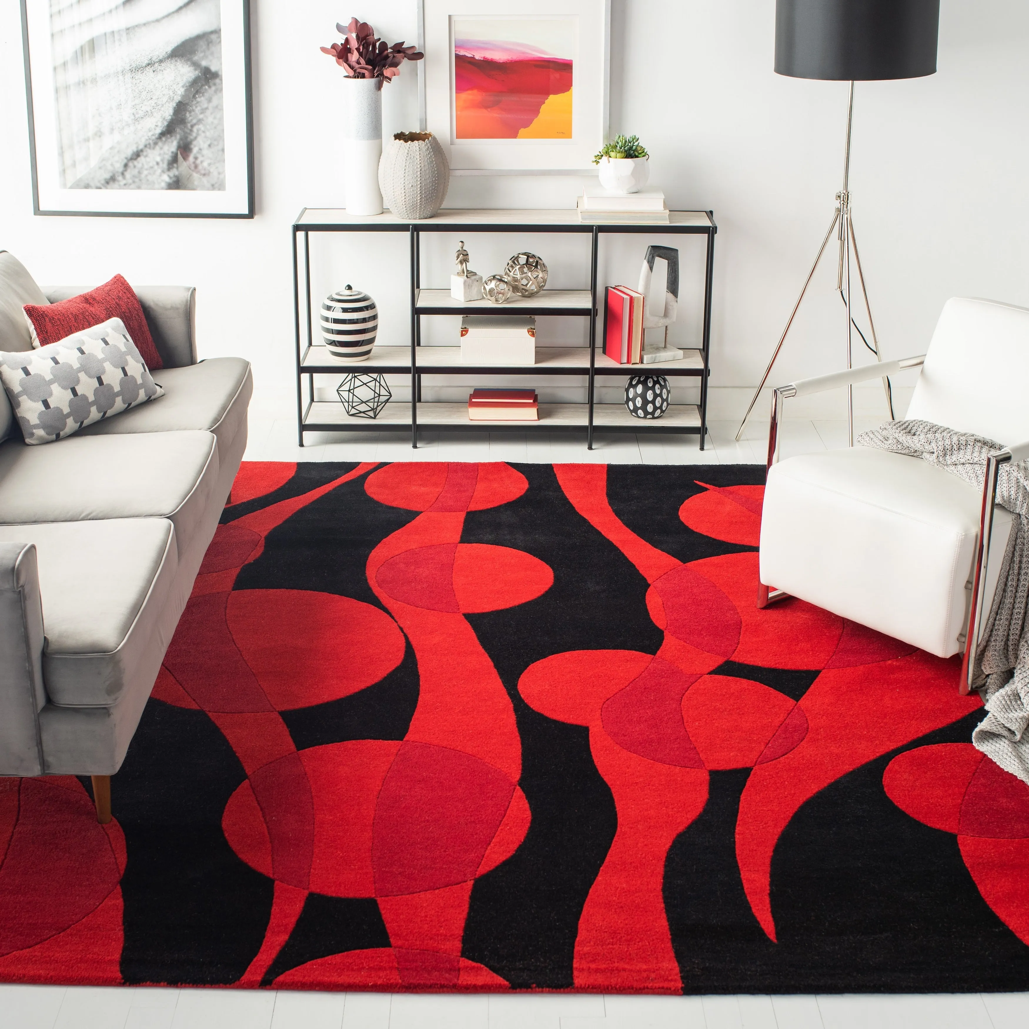 SAFAVIEH Handmade Soho Tawny Floral N.Z. Wool Rug
