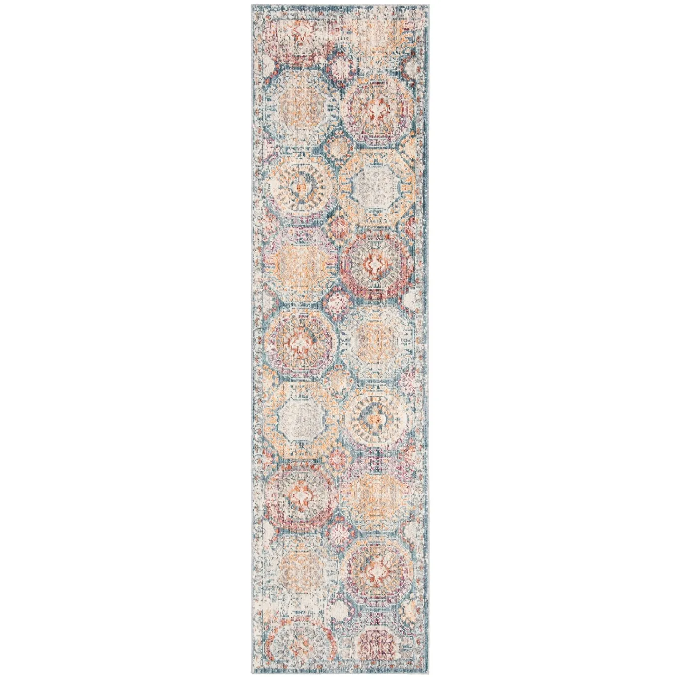 SAFAVIEH Illusion Cindi Vintage Boho Oriental Viscose Rug with