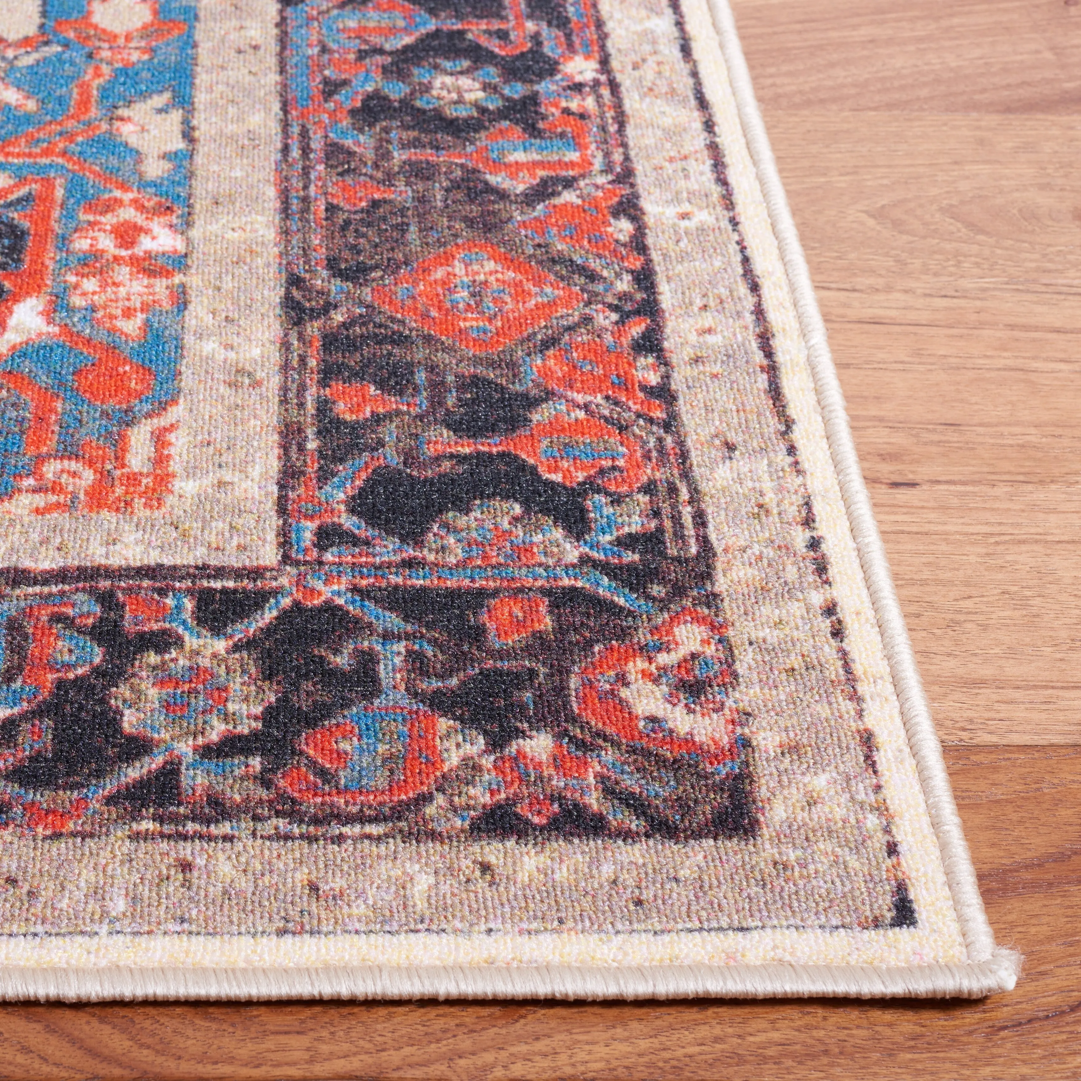 SAFAVIEH Journey Machine Washable Slip Resistant Kristi Oriental Medallion
