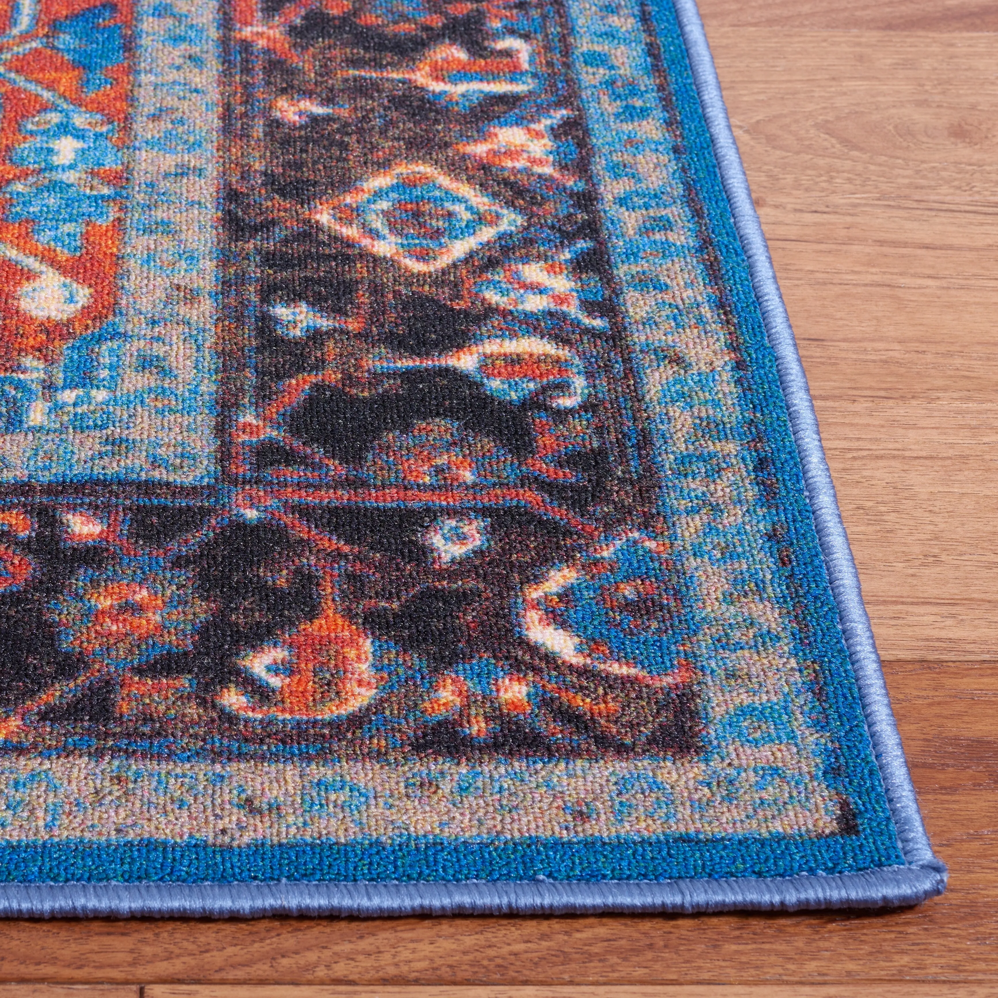 SAFAVIEH Journey Machine Washable Slip Resistant Kristi Oriental Medallion