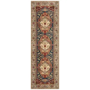 SAFAVIEH Kashan Mickie Oriental Rug with Fringe