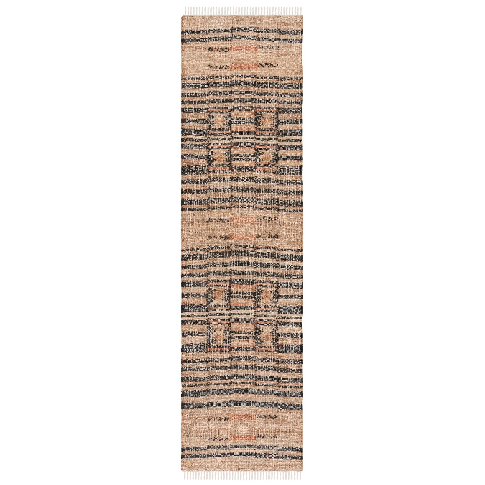 SAFAVIEH Kilim Sherron Boho Tribal Jute Fringe Rug