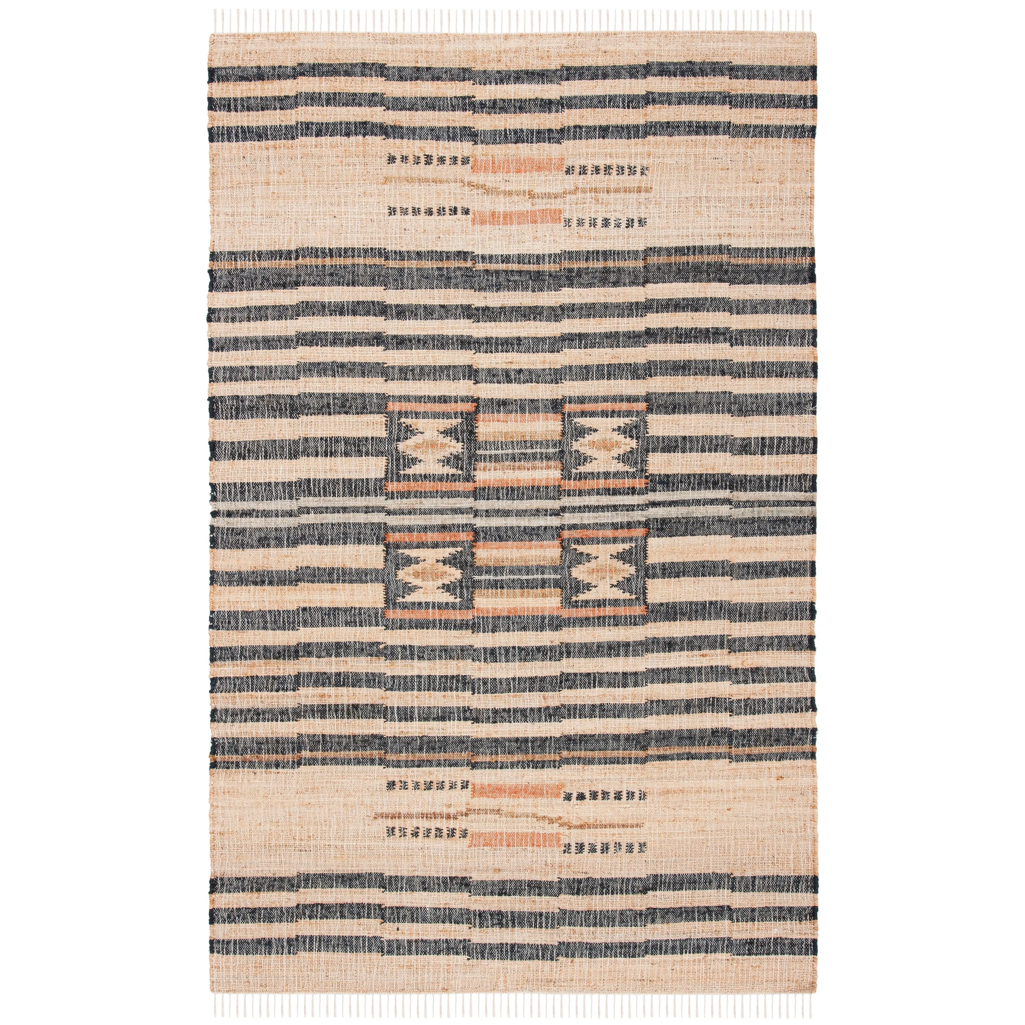 SAFAVIEH Kilim Sherron Boho Tribal Jute Fringe Rug