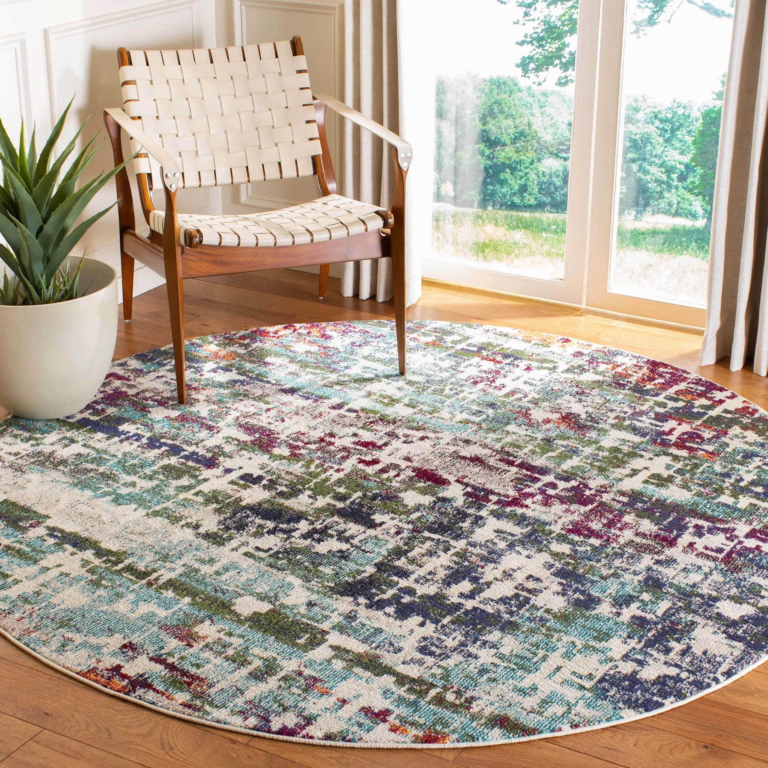 SAFAVIEH Madison Evangelina Modern Abstract Rug