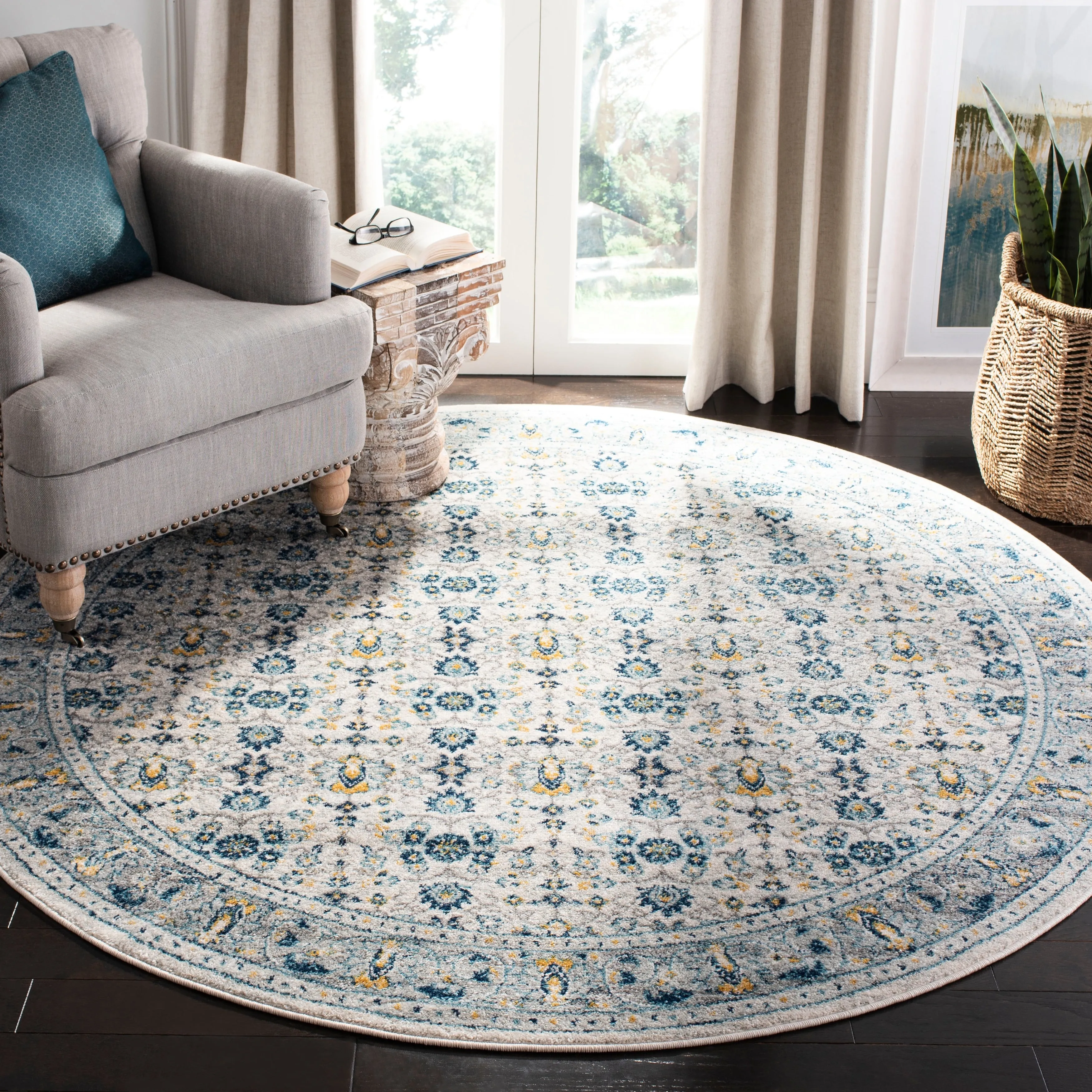 SAFAVIEH Madison Olka Vintage Boho Oriental Rug