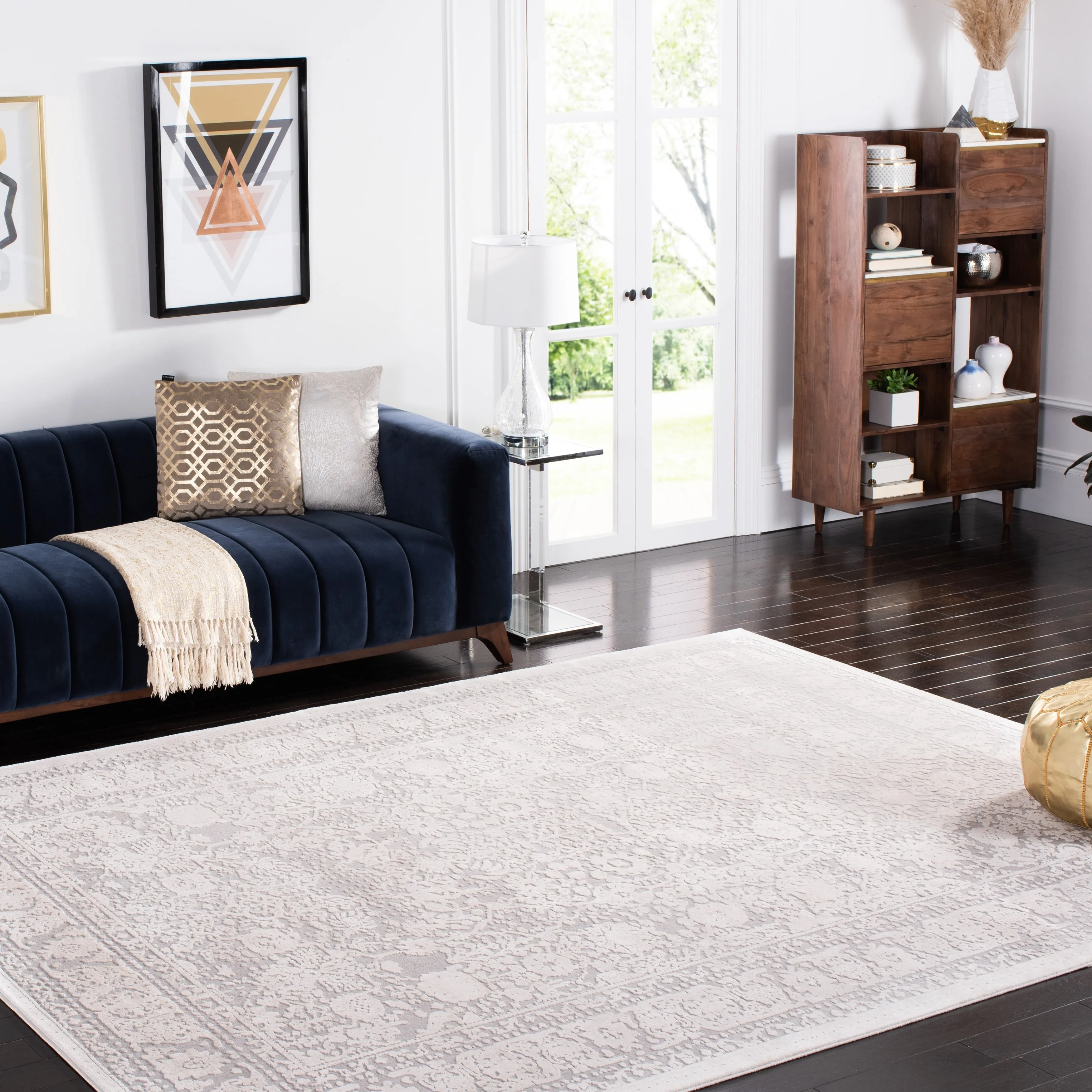 SAFAVIEH Reflection Zadie Modern Oriental Polyester Rug