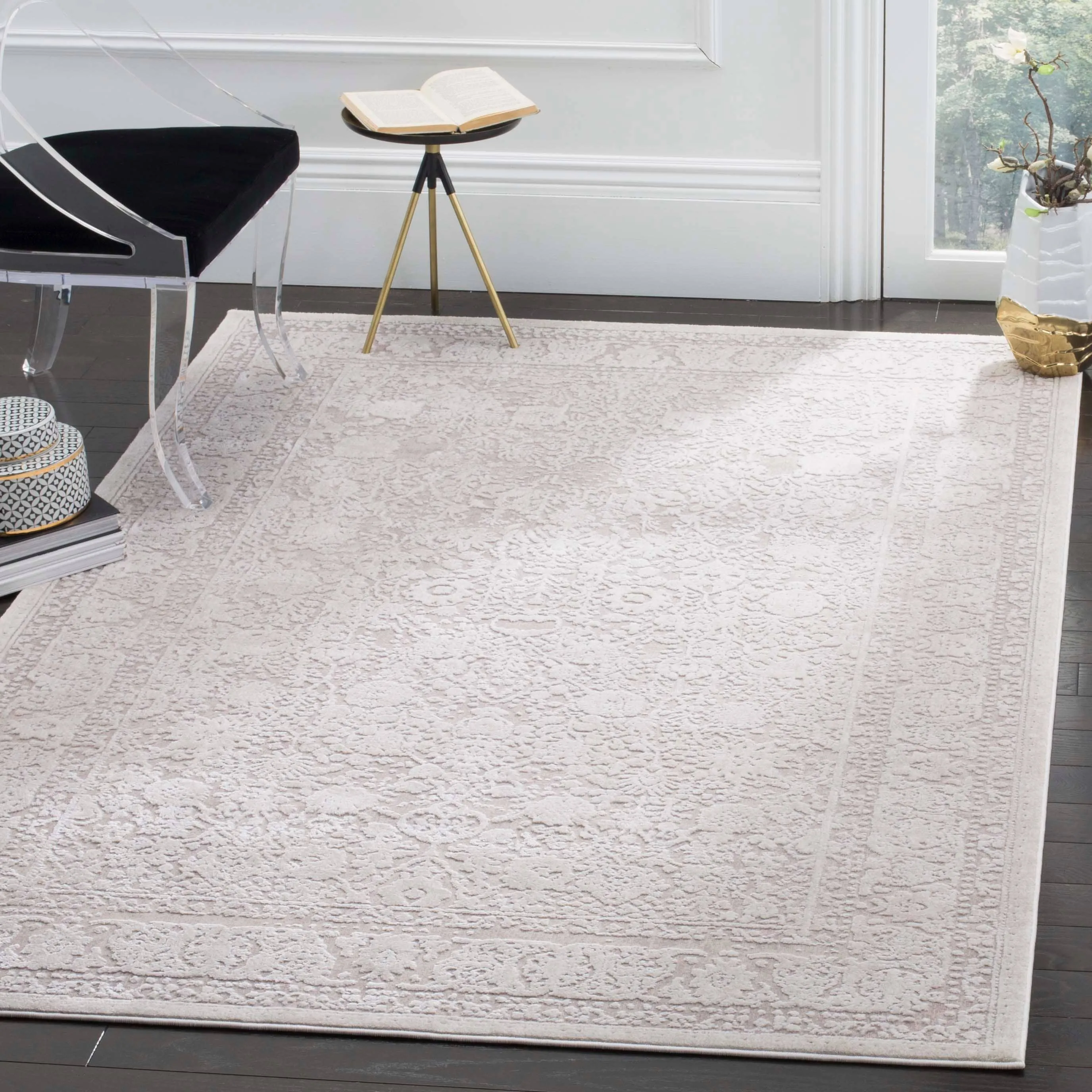 SAFAVIEH Reflection Zadie Modern Oriental Polyester Rug