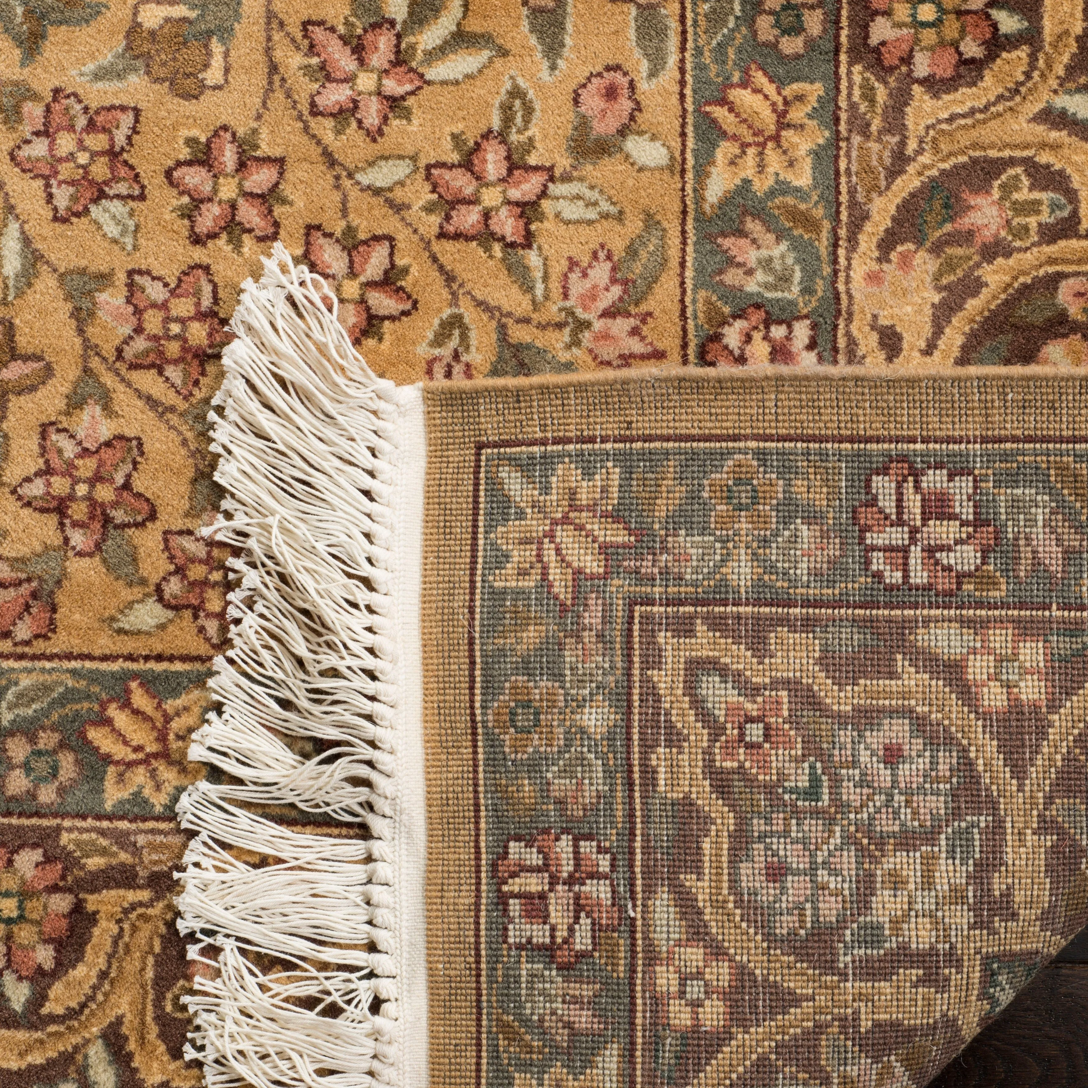 SAFAVIEH Royal Kerman Hand-Knotted Tella Traditional Wool Rug