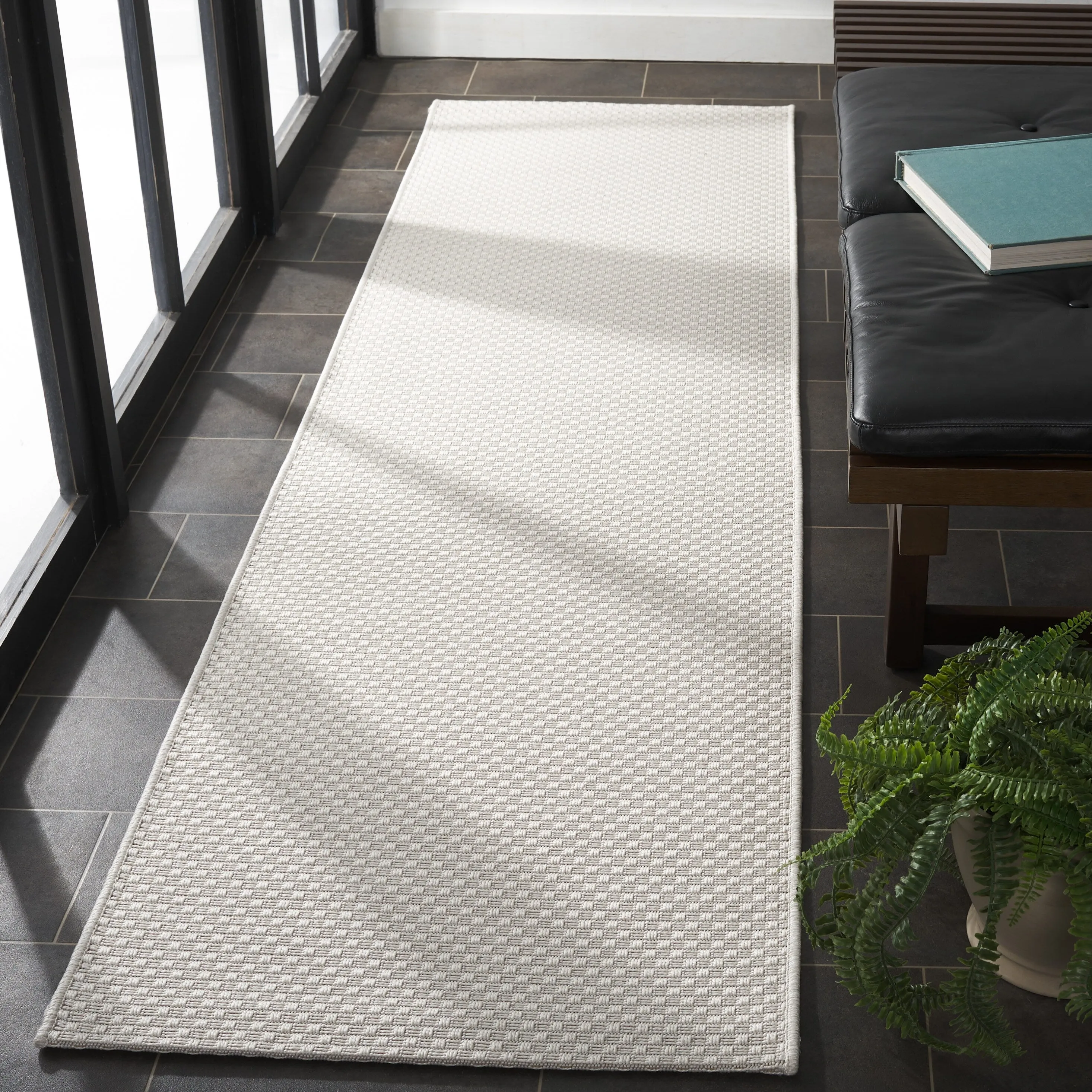 SAFAVIEH Sisal All Weather Tishie Indoor/Outdoor Waterproof Patio Backyard