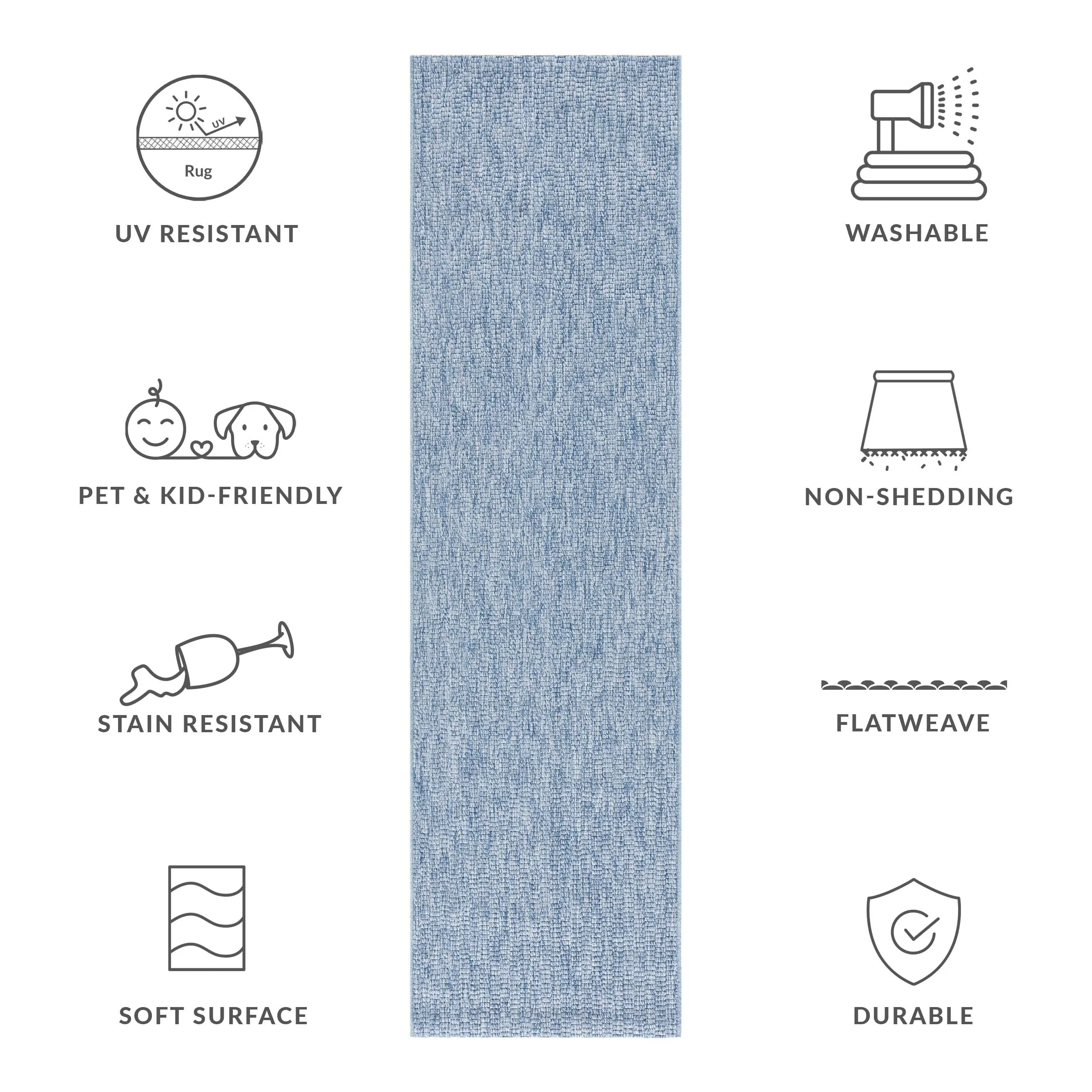 SAFAVIEH Sisal All-Weather Tressa Transitional Indoor/Outdoor Rug