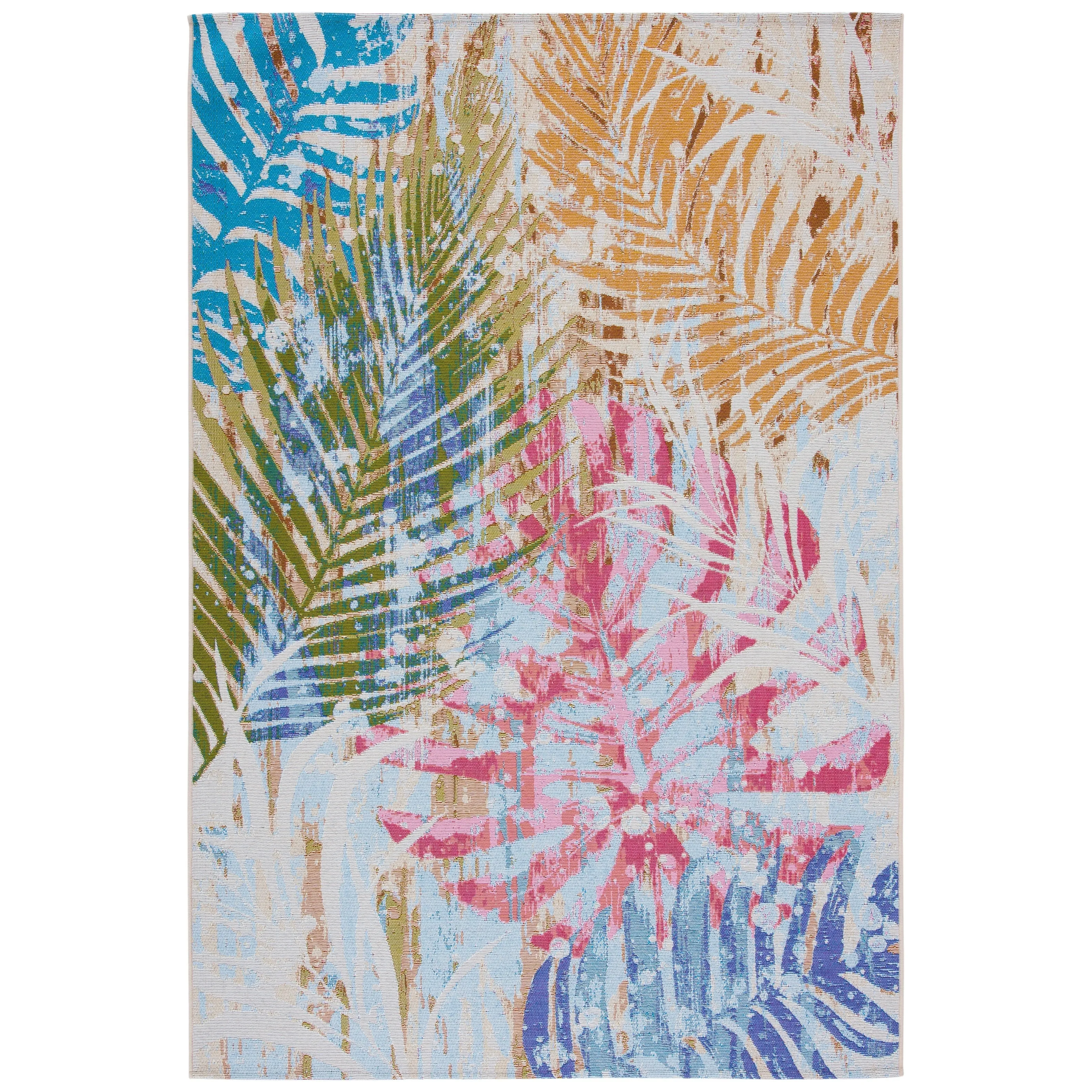 SAFAVIEH Summer Elya Tropical Indoor/ Outdoor Waterproof Rug