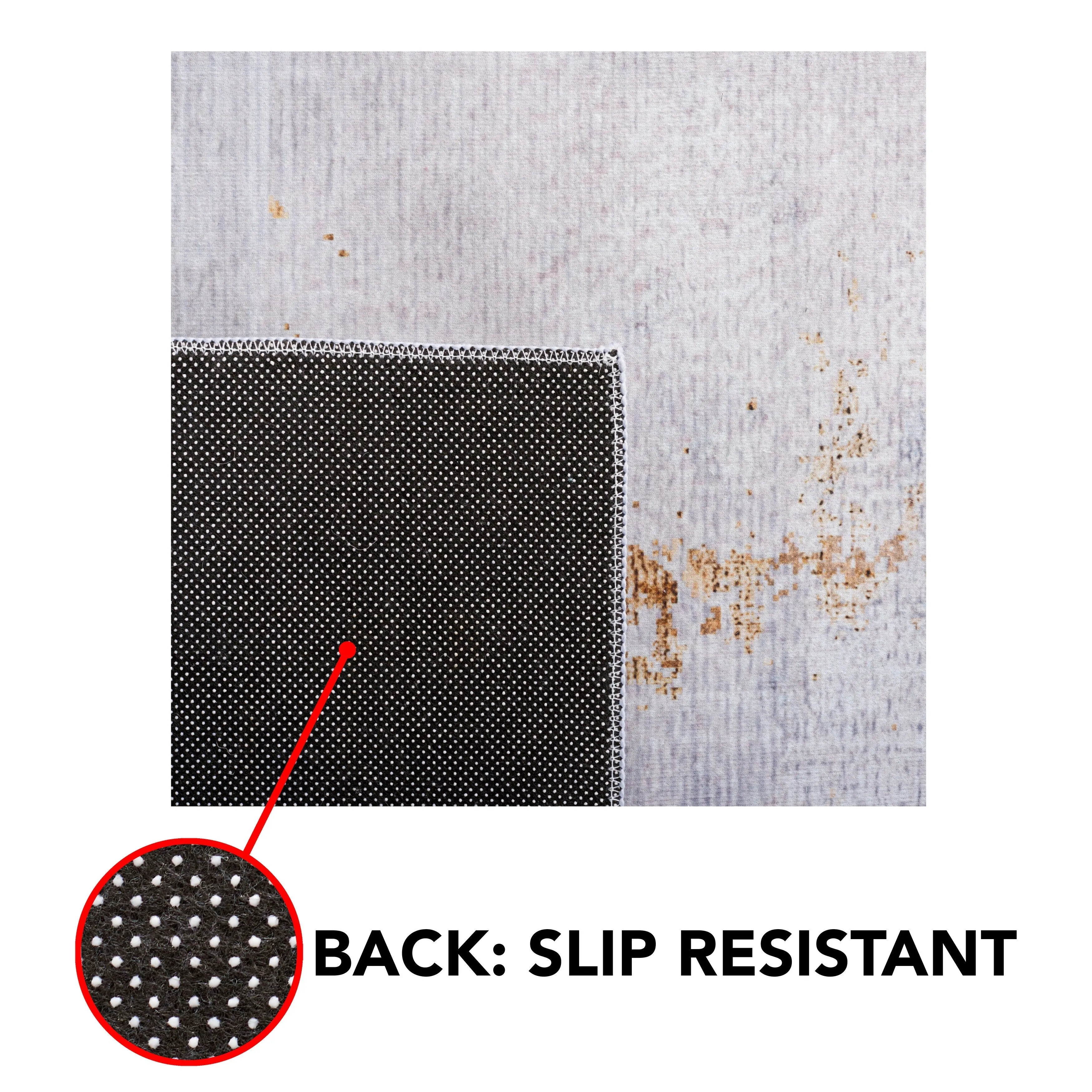 SAFAVIEH Tacoma Machine Washable Slip Resistant Adline Modern Abstract