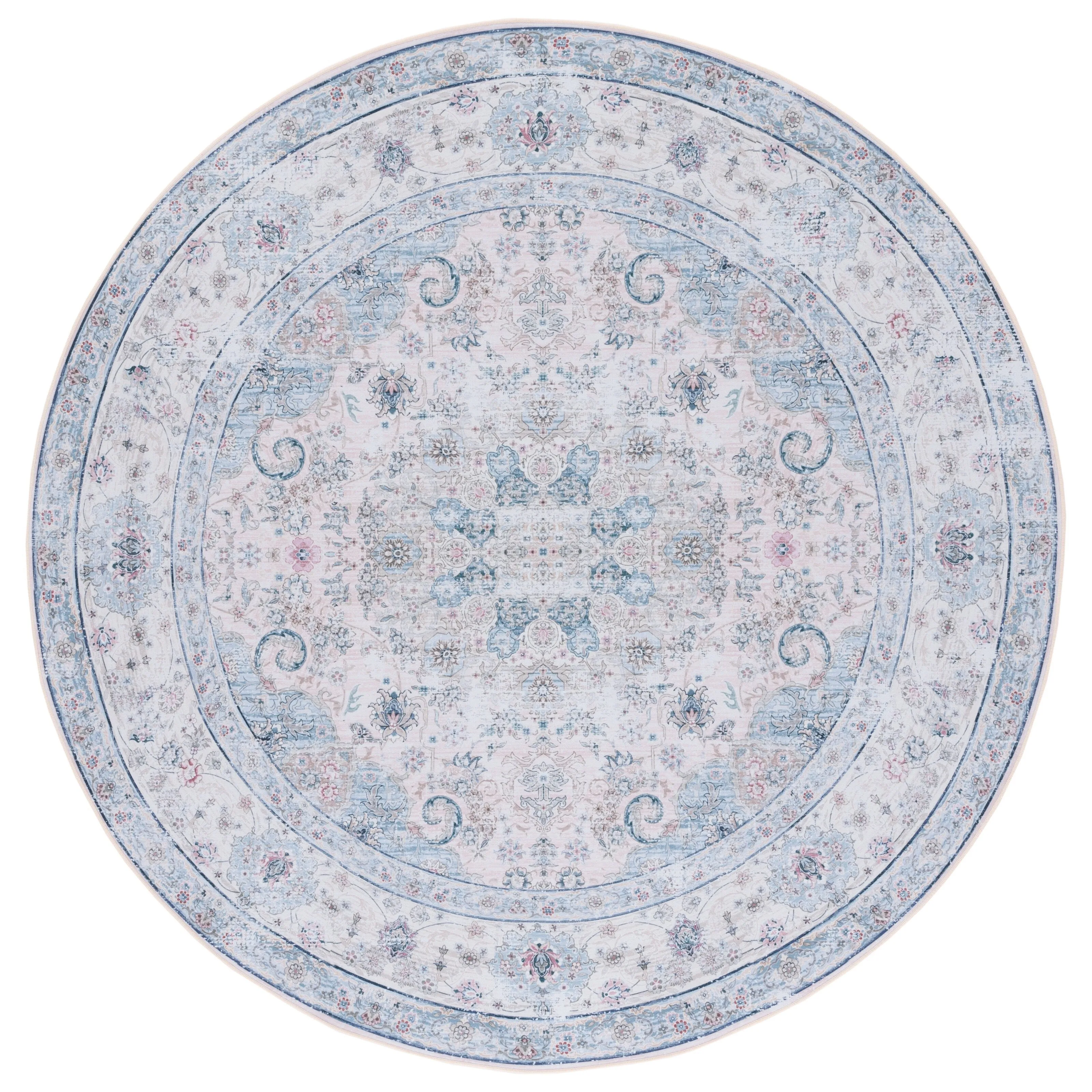 SAFAVIEH Tucson Machine Washable Slip Resistant Abigail Oriental Rug