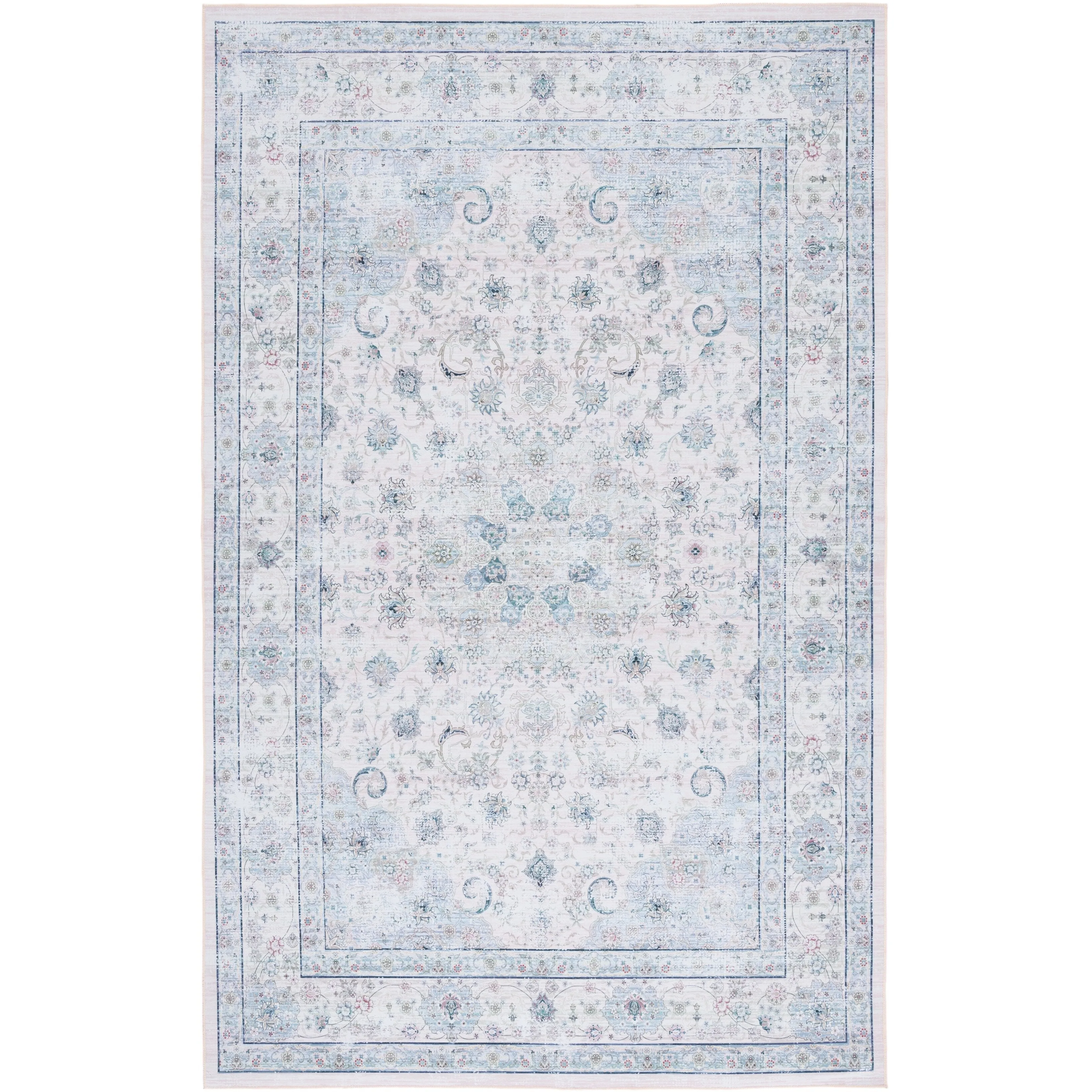SAFAVIEH Tucson Machine Washable Slip Resistant Abigail Oriental Rug
