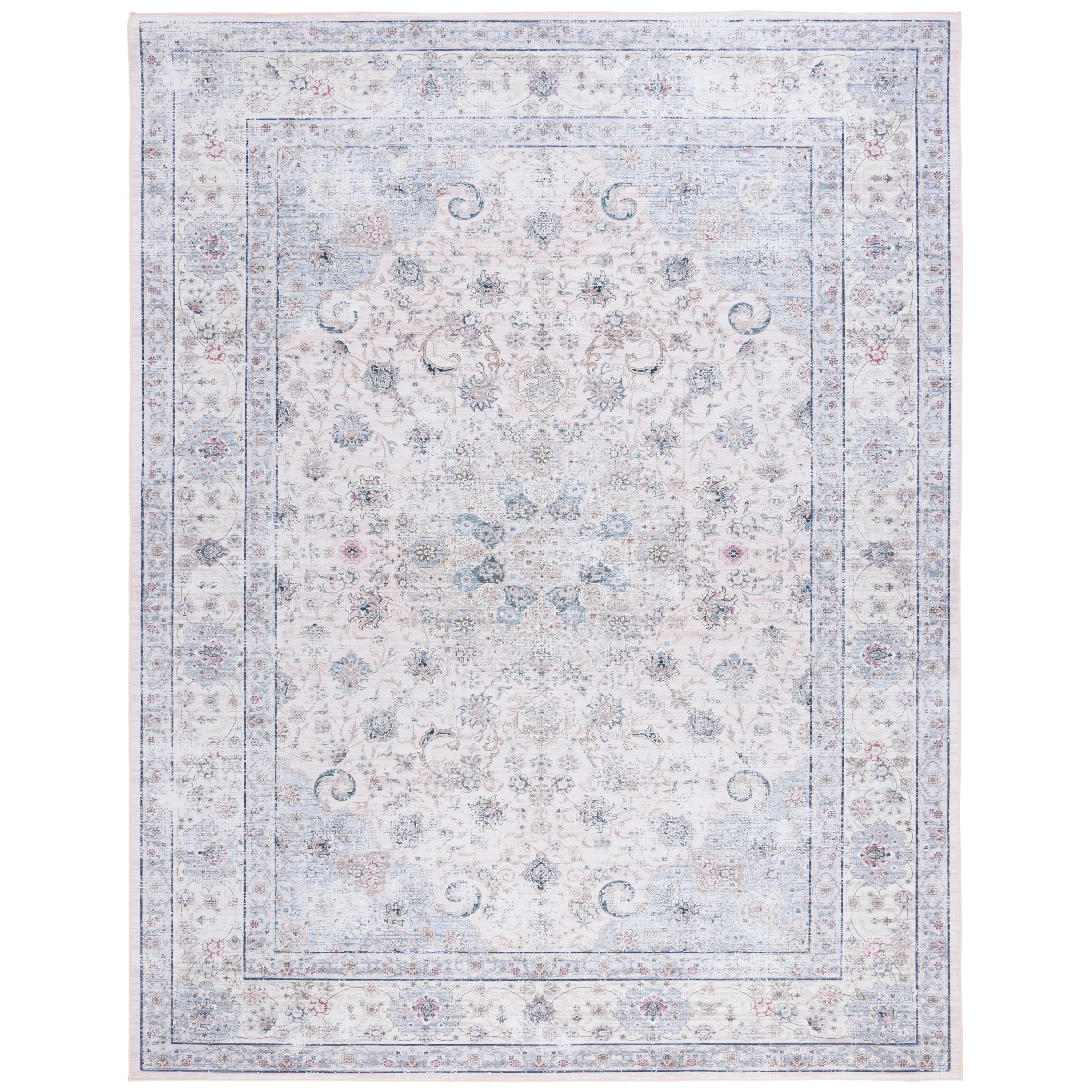 SAFAVIEH Tucson Machine Washable Slip Resistant Abigail Oriental Rug