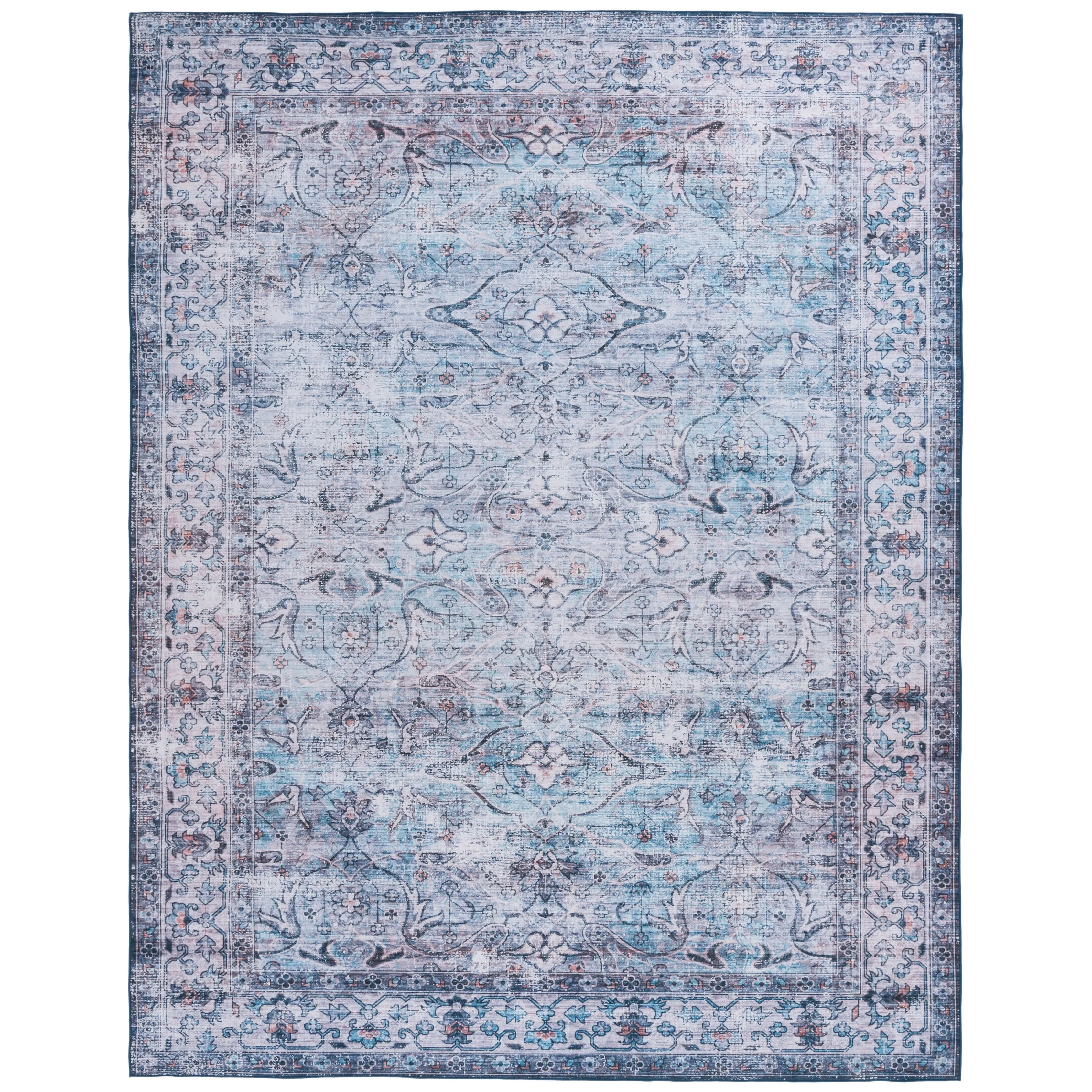 SAFAVIEH Tucson Machine Washable Slip Resistant Magdalene Traditional Rug