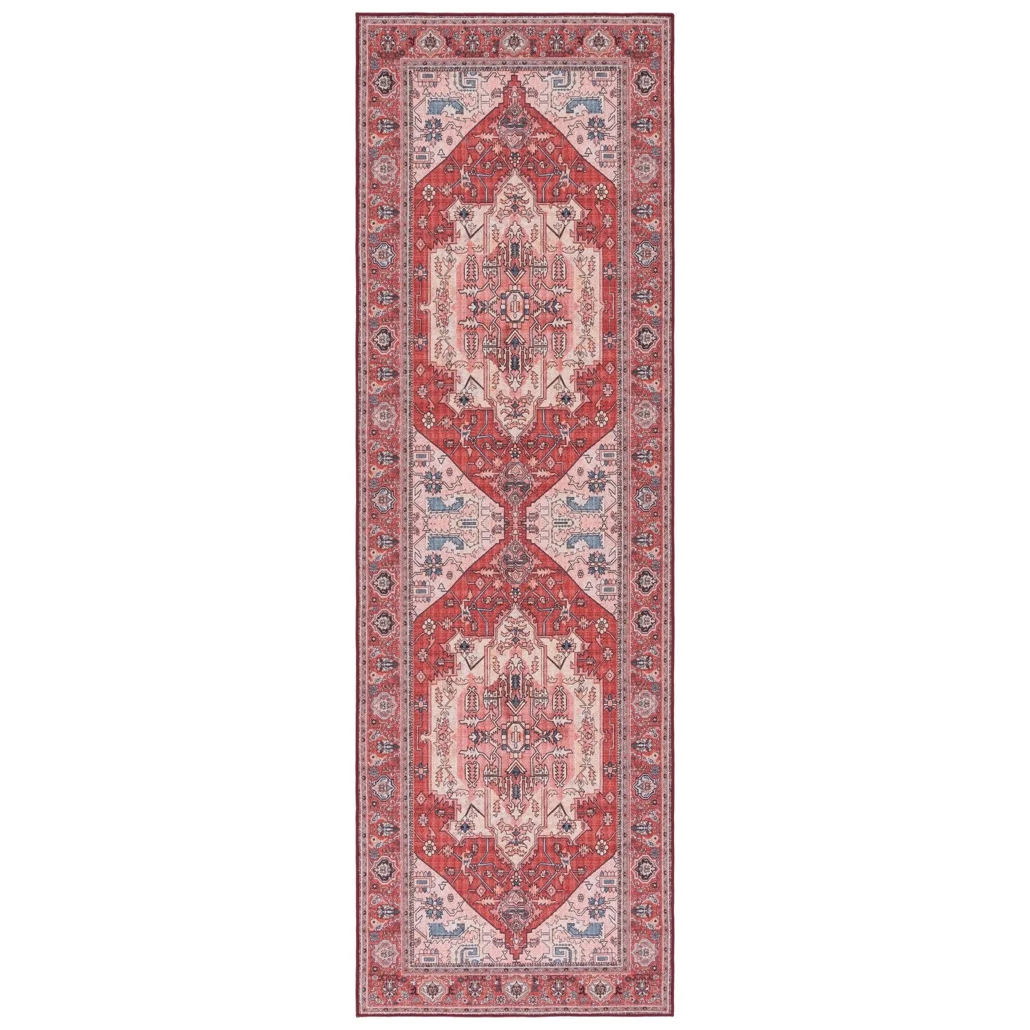 SAFAVIEH Tucson Machine Washable Slip Resistant Nevada Traditional Rug