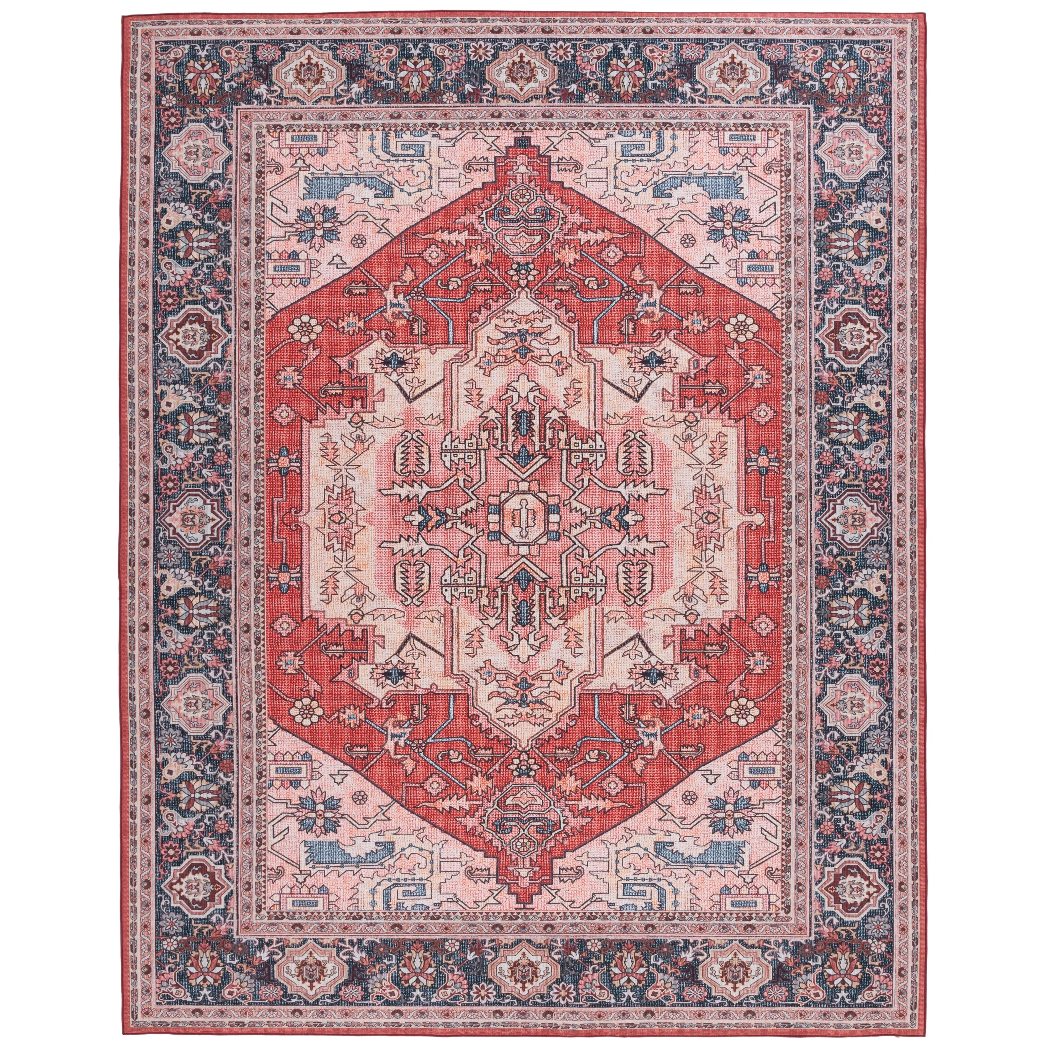 SAFAVIEH Tucson Machine Washable Slip Resistant Nevada Traditional Rug