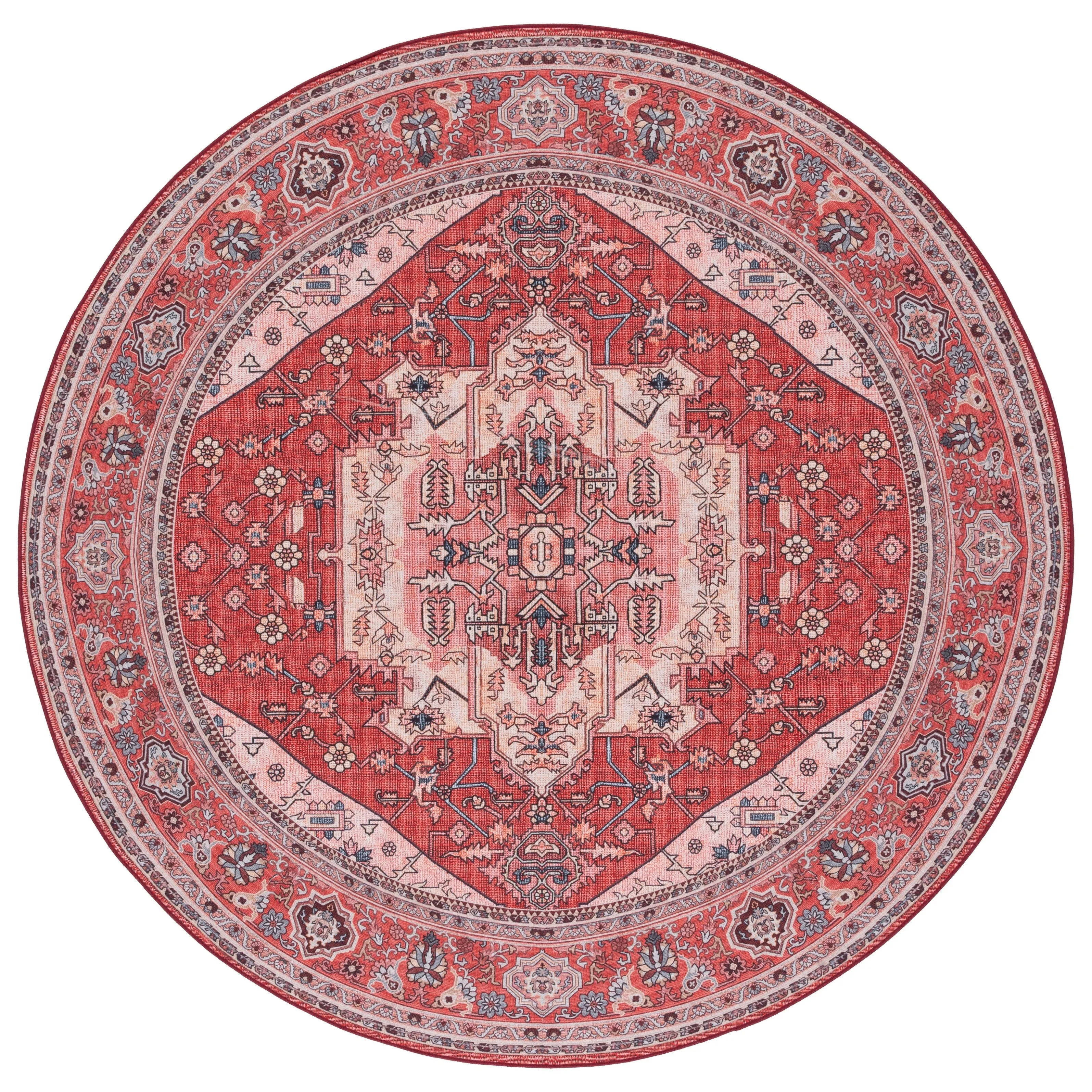 SAFAVIEH Tucson Machine Washable Slip Resistant Nevada Traditional Rug