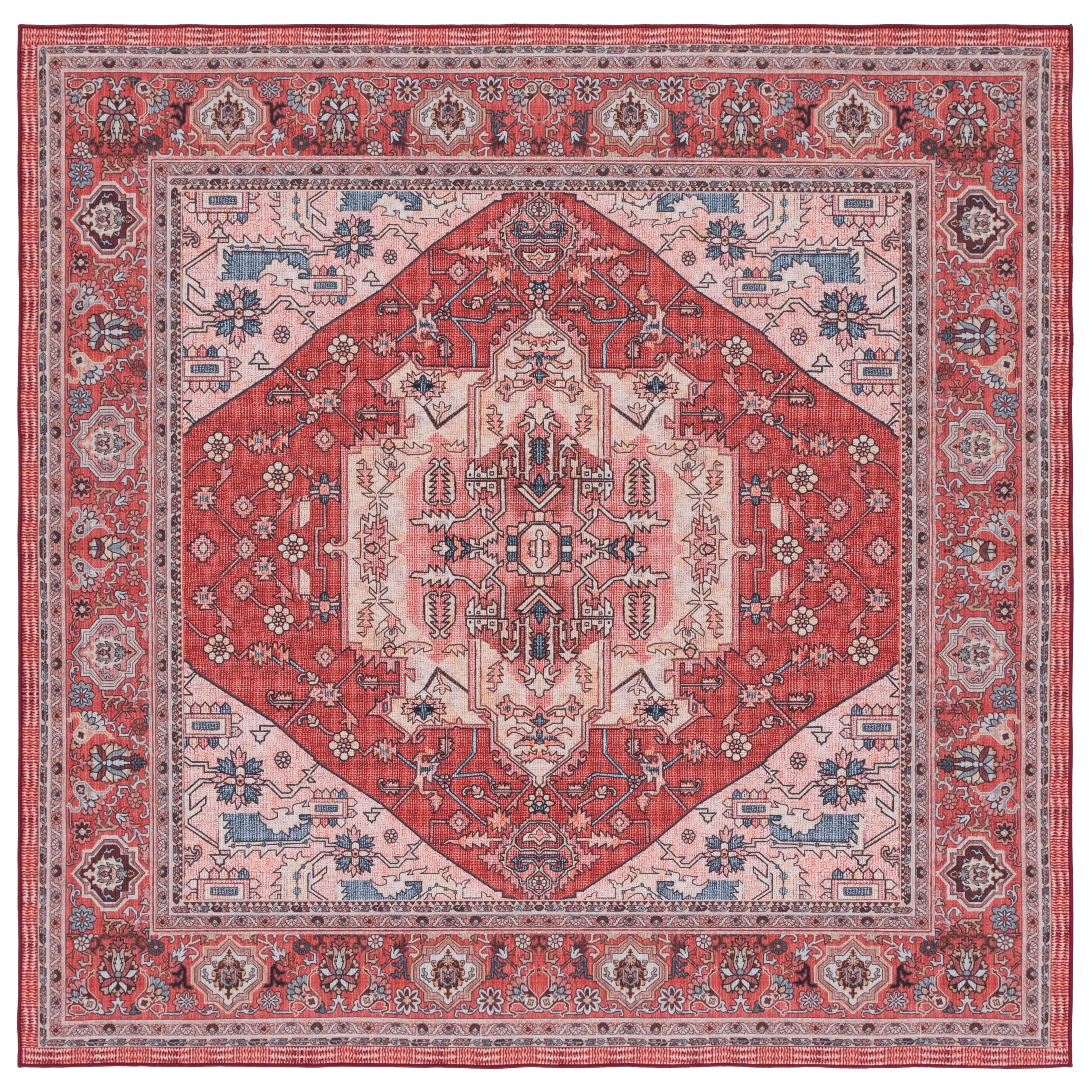 SAFAVIEH Tucson Machine Washable Slip Resistant Nevada Traditional Rug