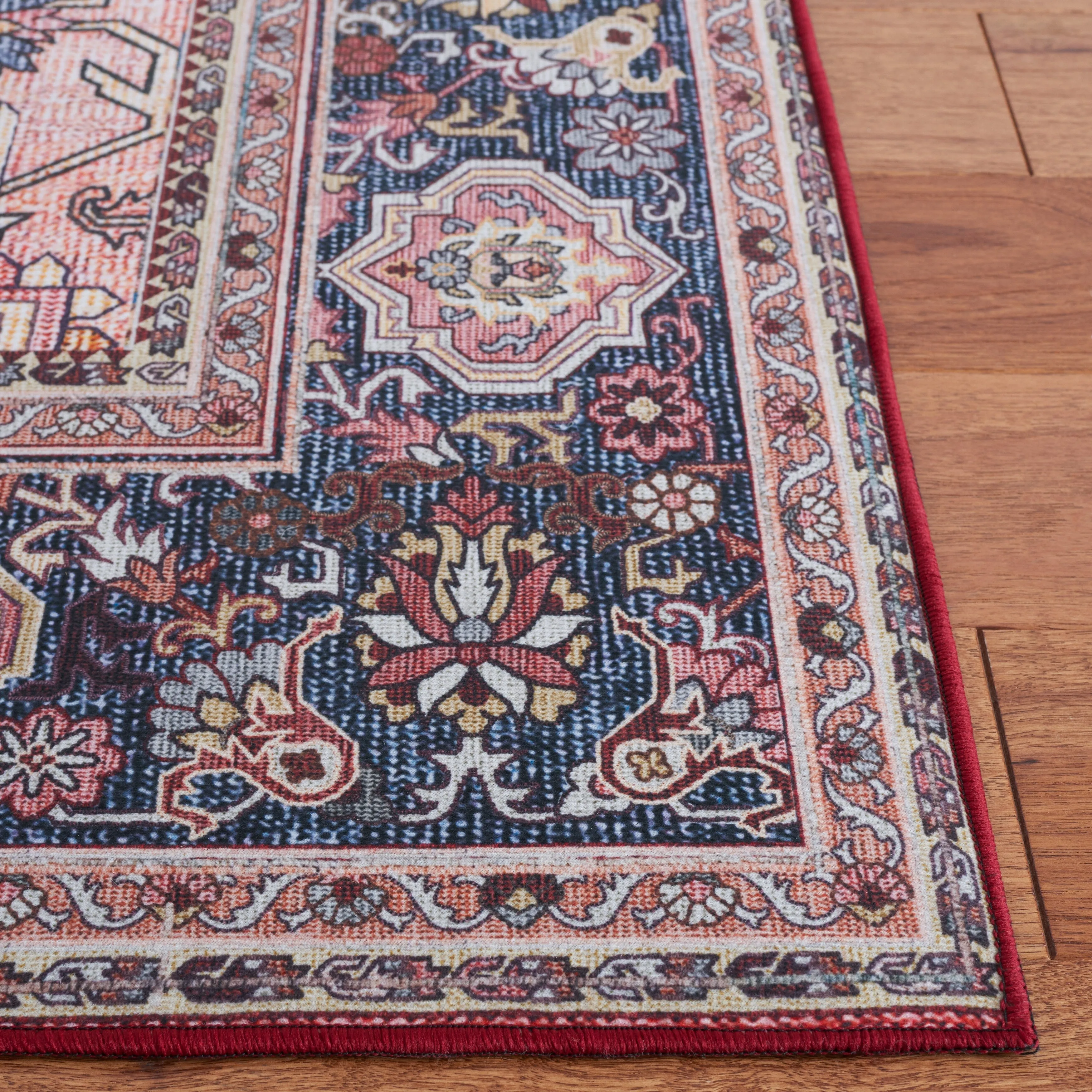SAFAVIEH Tucson Machine Washable Slip Resistant Nevada Traditional Rug