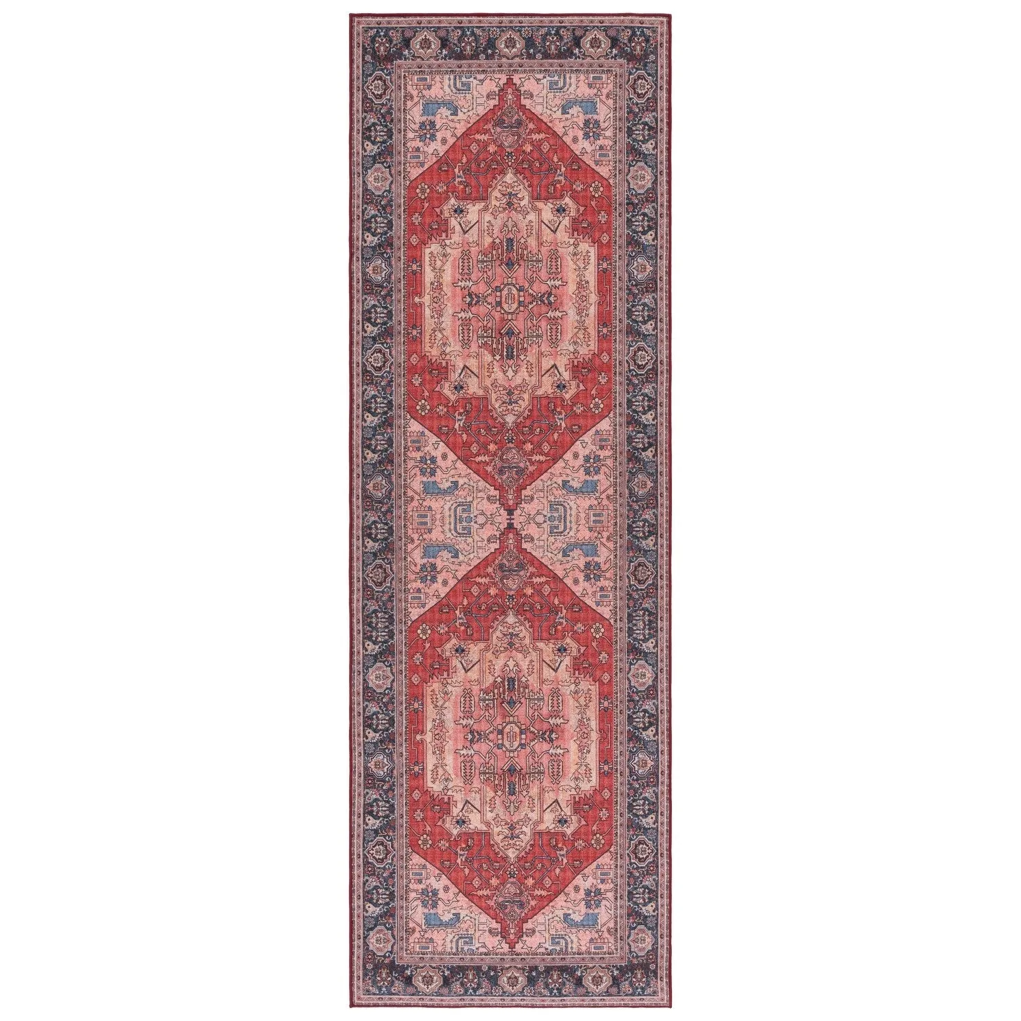 SAFAVIEH Tucson Machine Washable Slip Resistant Nevada Traditional Rug