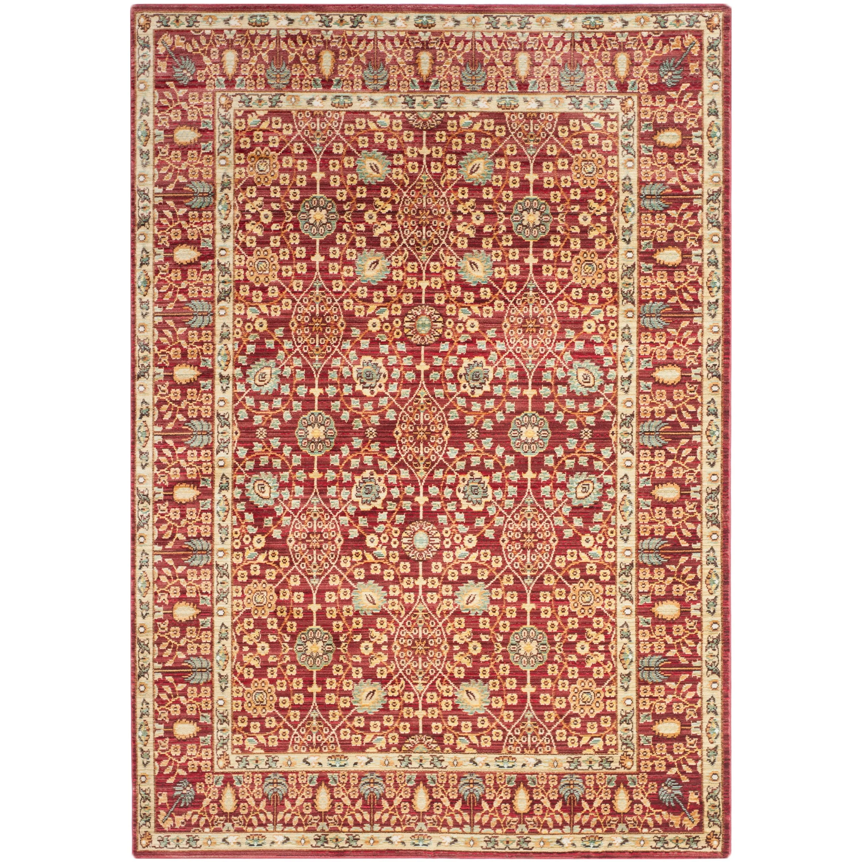 SAFAVIEH Valencia Alida Distressed Vintage Boho Oriental Polyester Rug