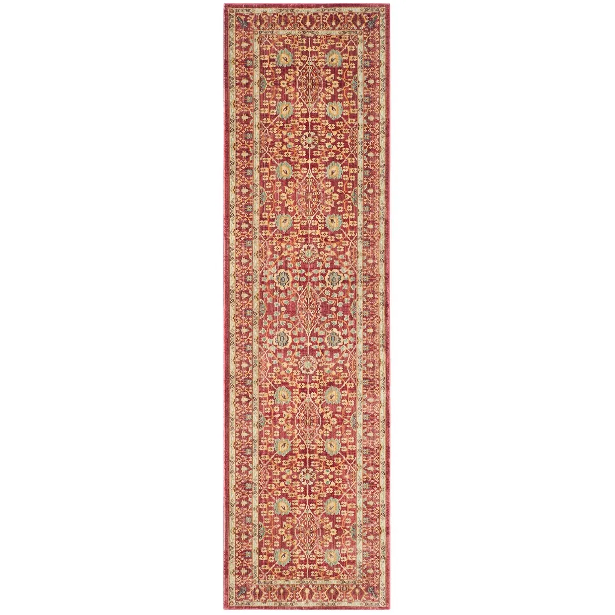SAFAVIEH Valencia Alida Distressed Vintage Boho Oriental Polyester Rug