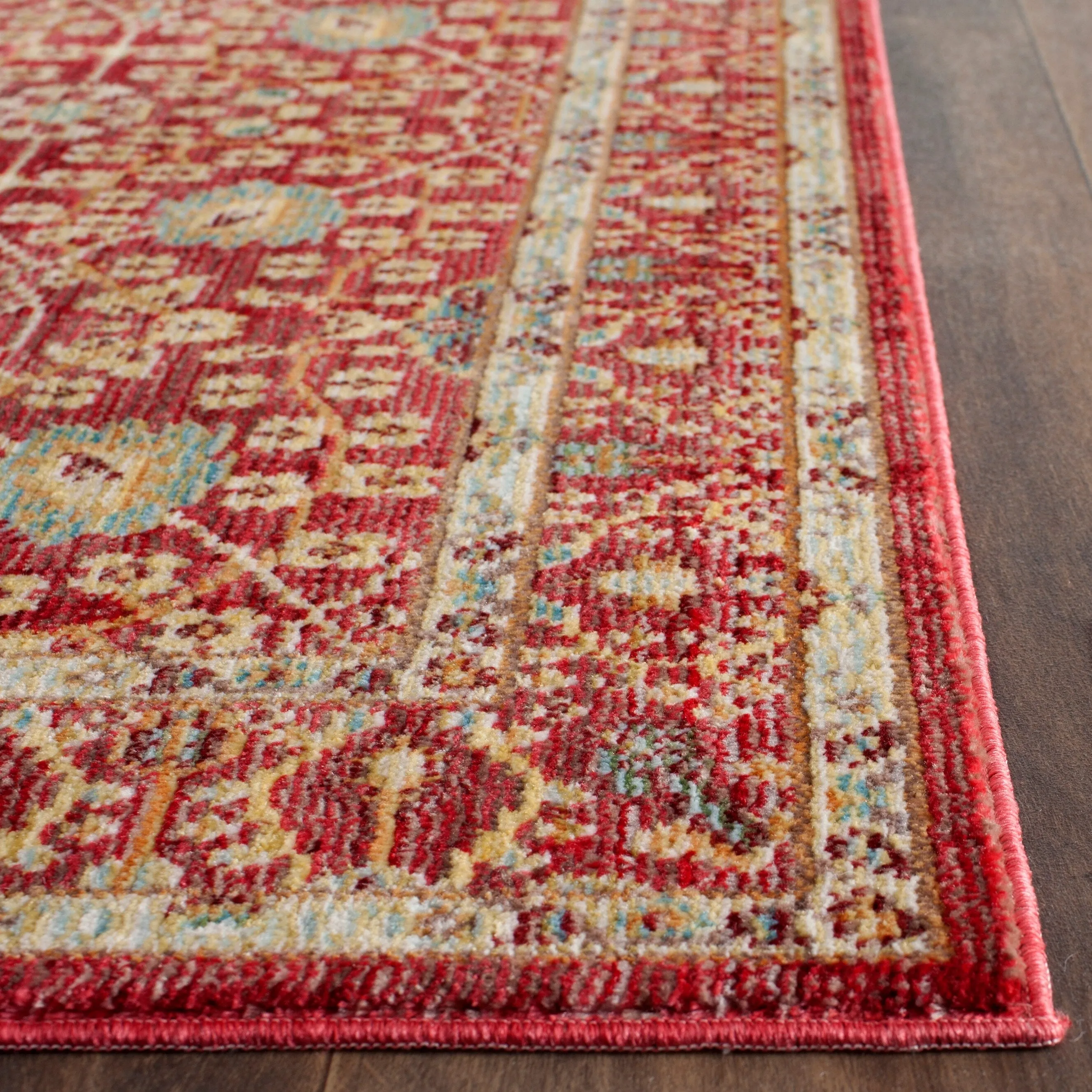 SAFAVIEH Valencia Alida Distressed Vintage Boho Oriental Polyester Rug