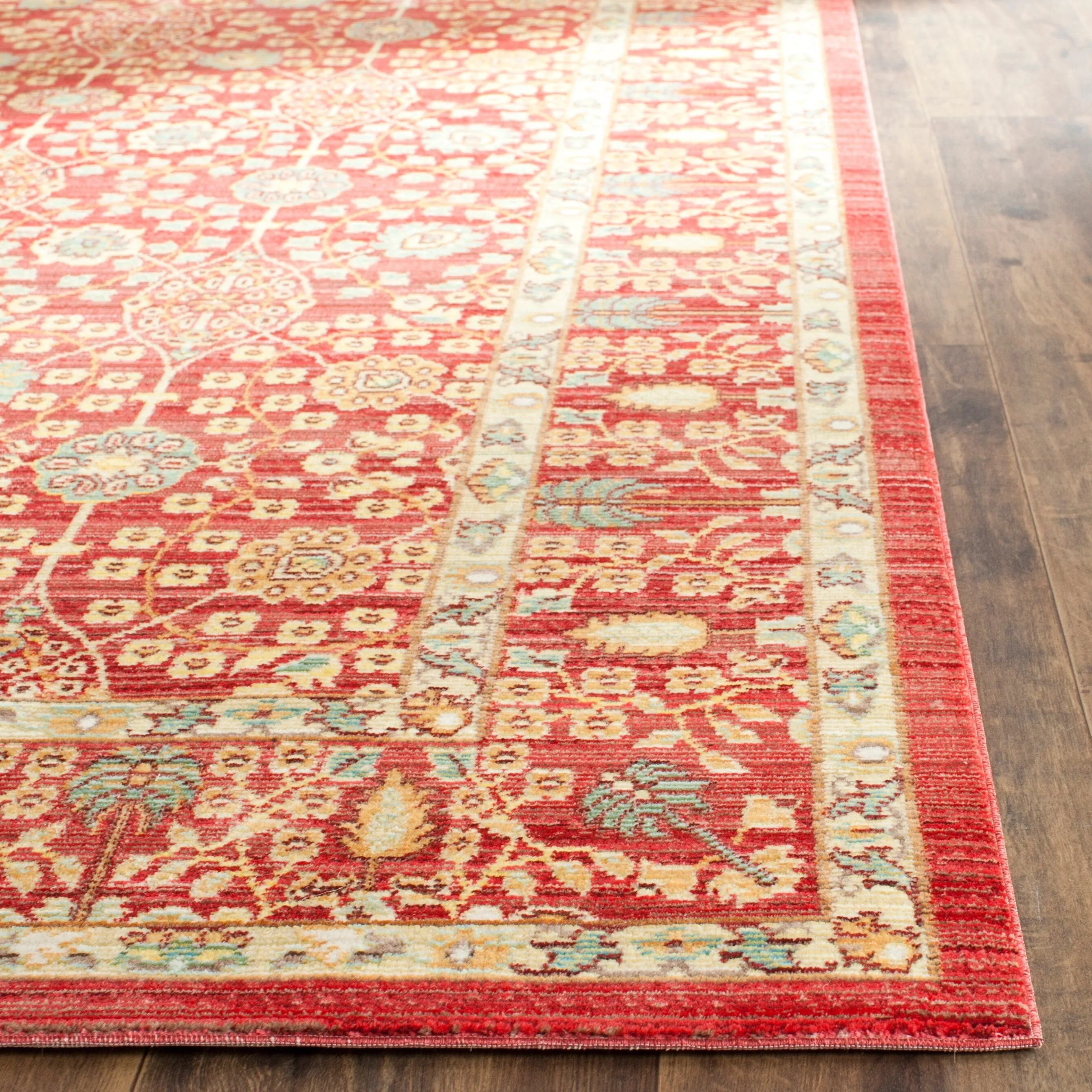 SAFAVIEH Valencia Alida Distressed Vintage Boho Oriental Polyester Rug