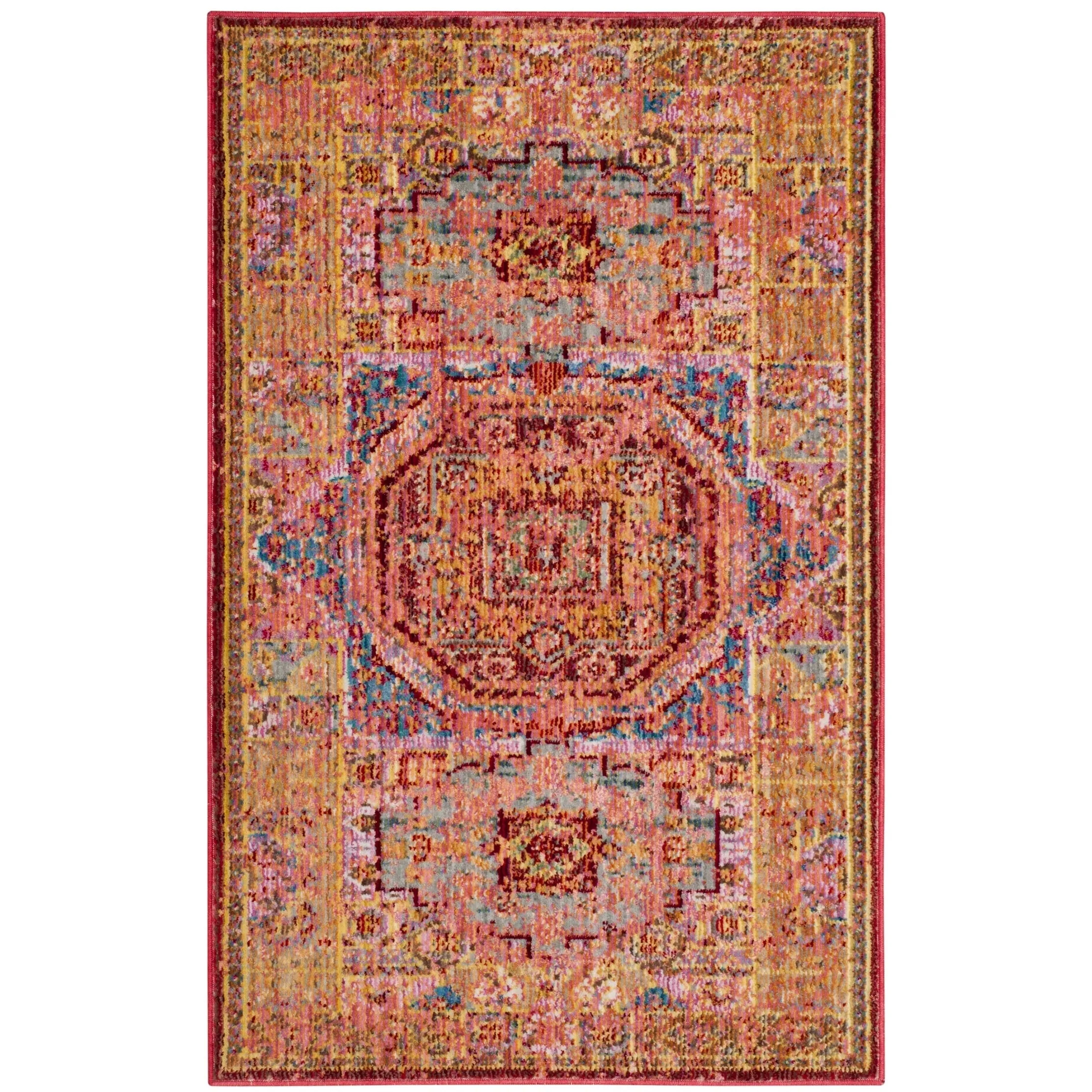 SAFAVIEH Valencia Liza Boho Oriental Distressed Rug