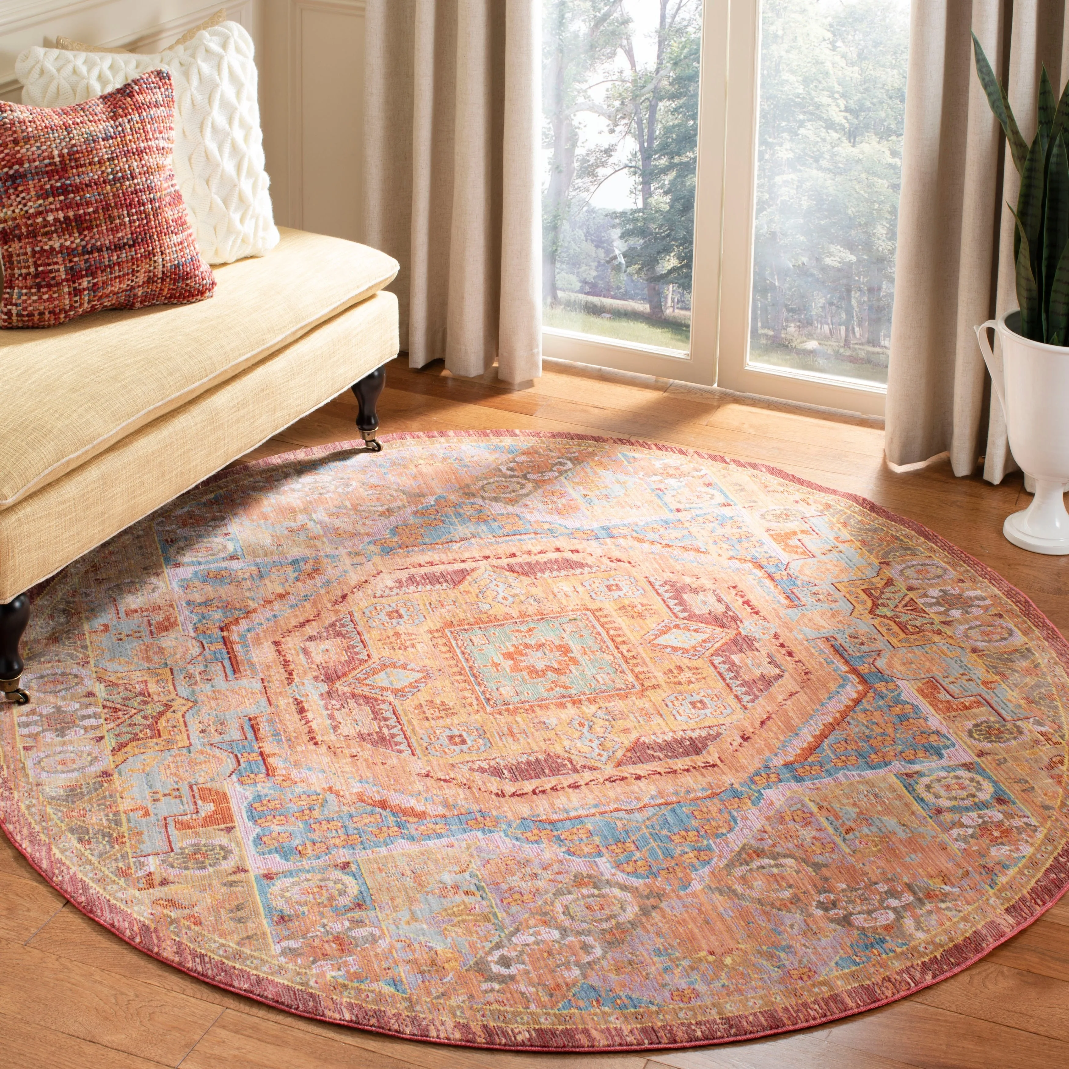 SAFAVIEH Valencia Liza Boho Oriental Distressed Rug