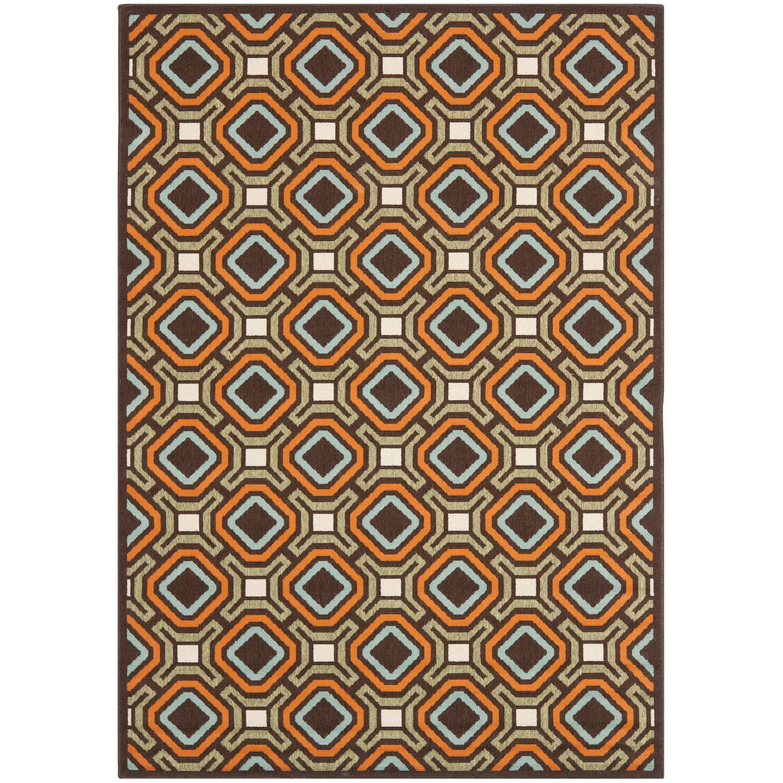 SAFAVIEH Veranda Marjetka Indoor/ Outdoor Waterproof Patio Backyard Rug