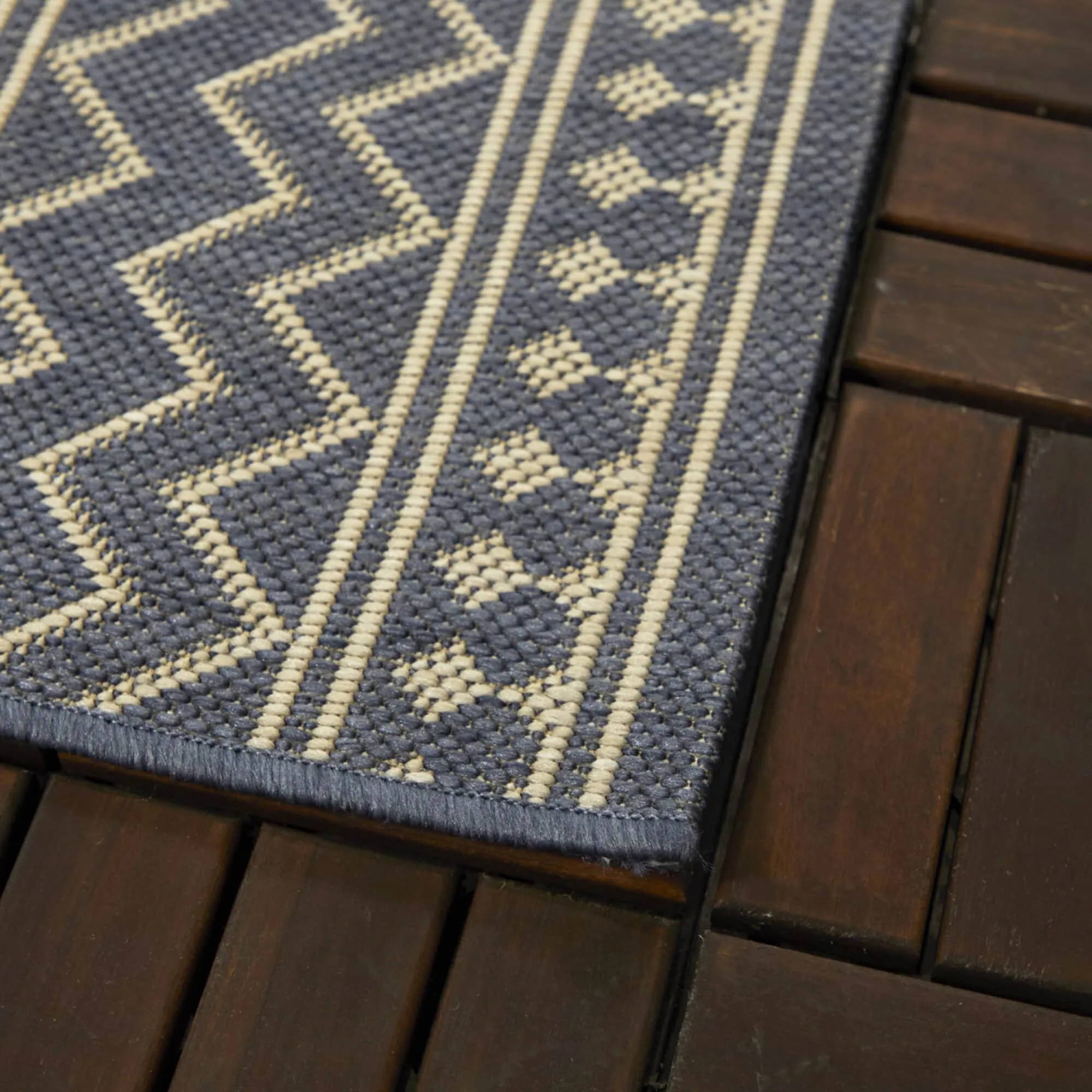 Semper Boho Stripe Indoor/Outdoor Area Rug