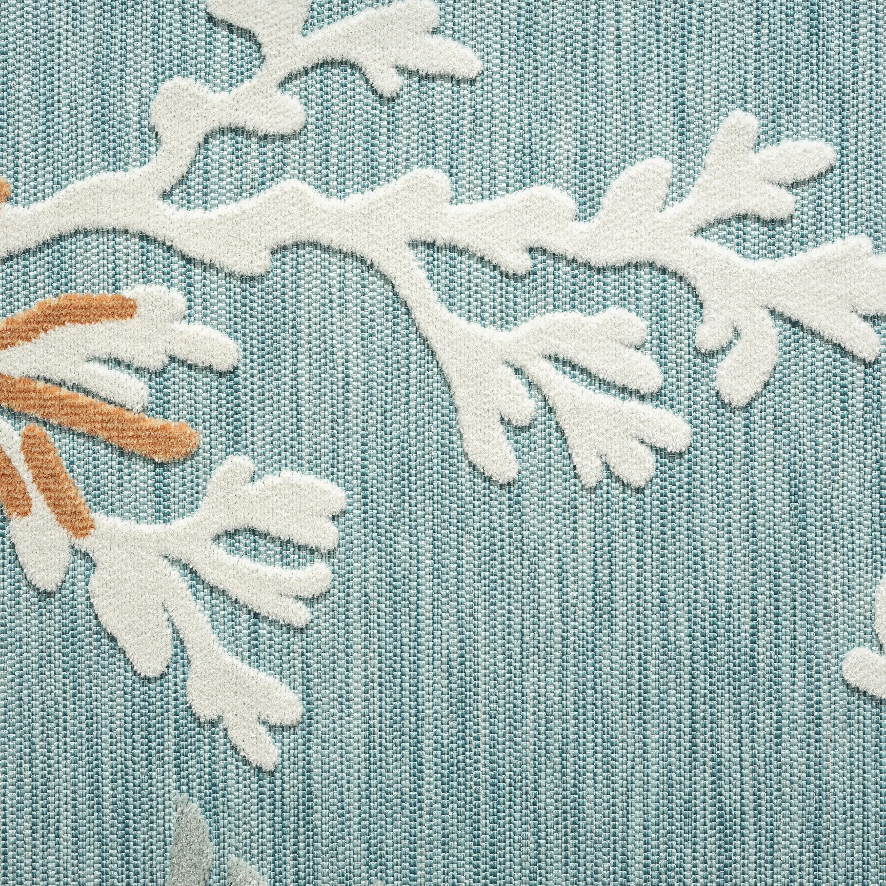 Sevita Coral Reef Textured Coastal Indoor/Outdoor Area Rug