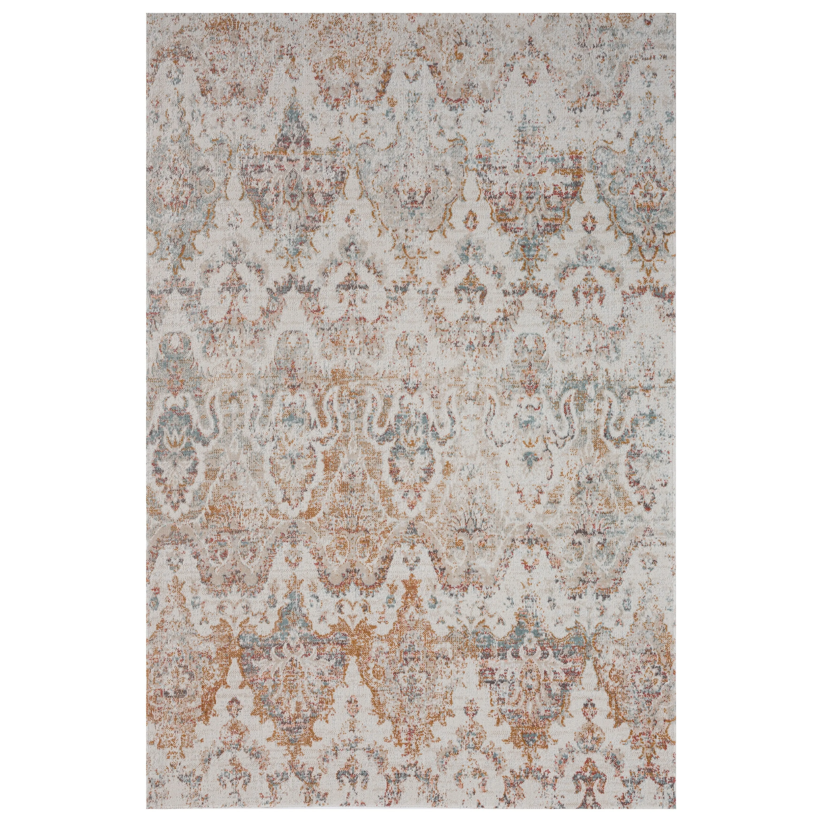 Sevita Patio Eclectic Beige Multicolored Indoor Outdoor Rug