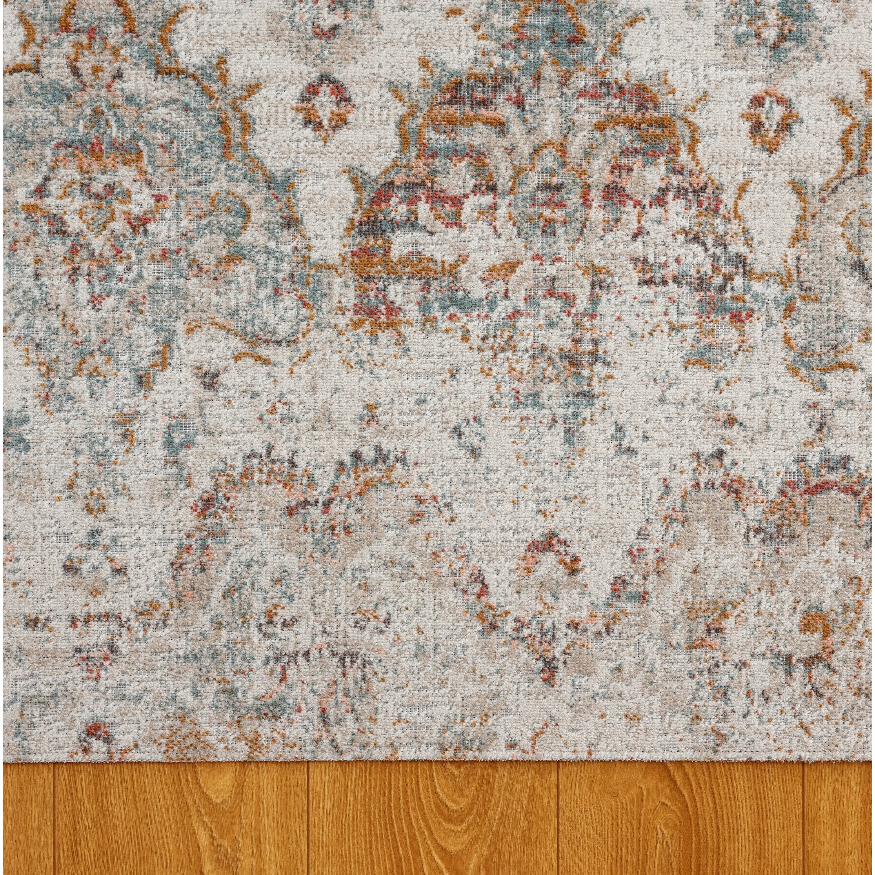 Sevita Patio Eclectic Beige Multicolored Indoor Outdoor Rug