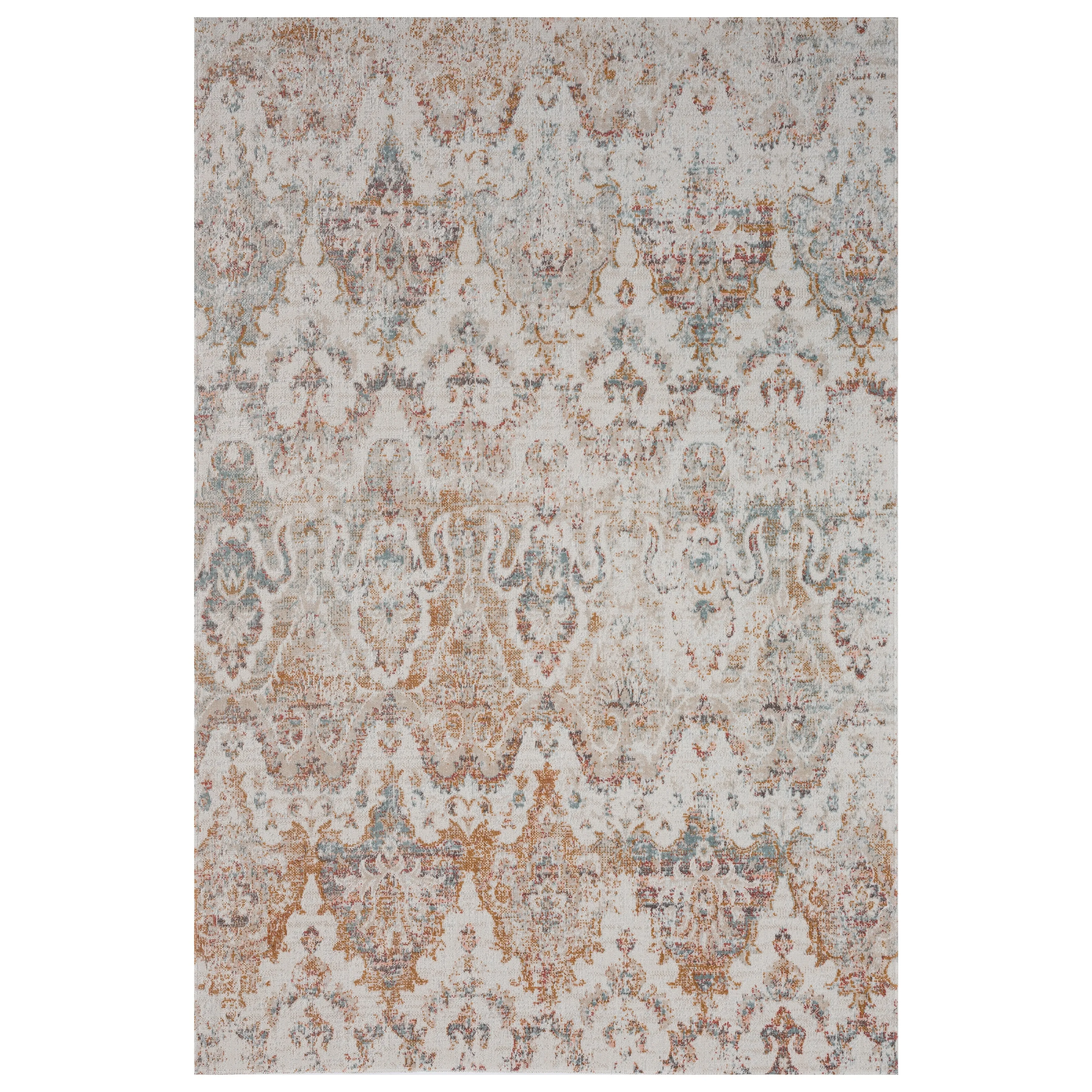 Sevita Patio Eclectic Beige Multicolored Indoor Outdoor Rug