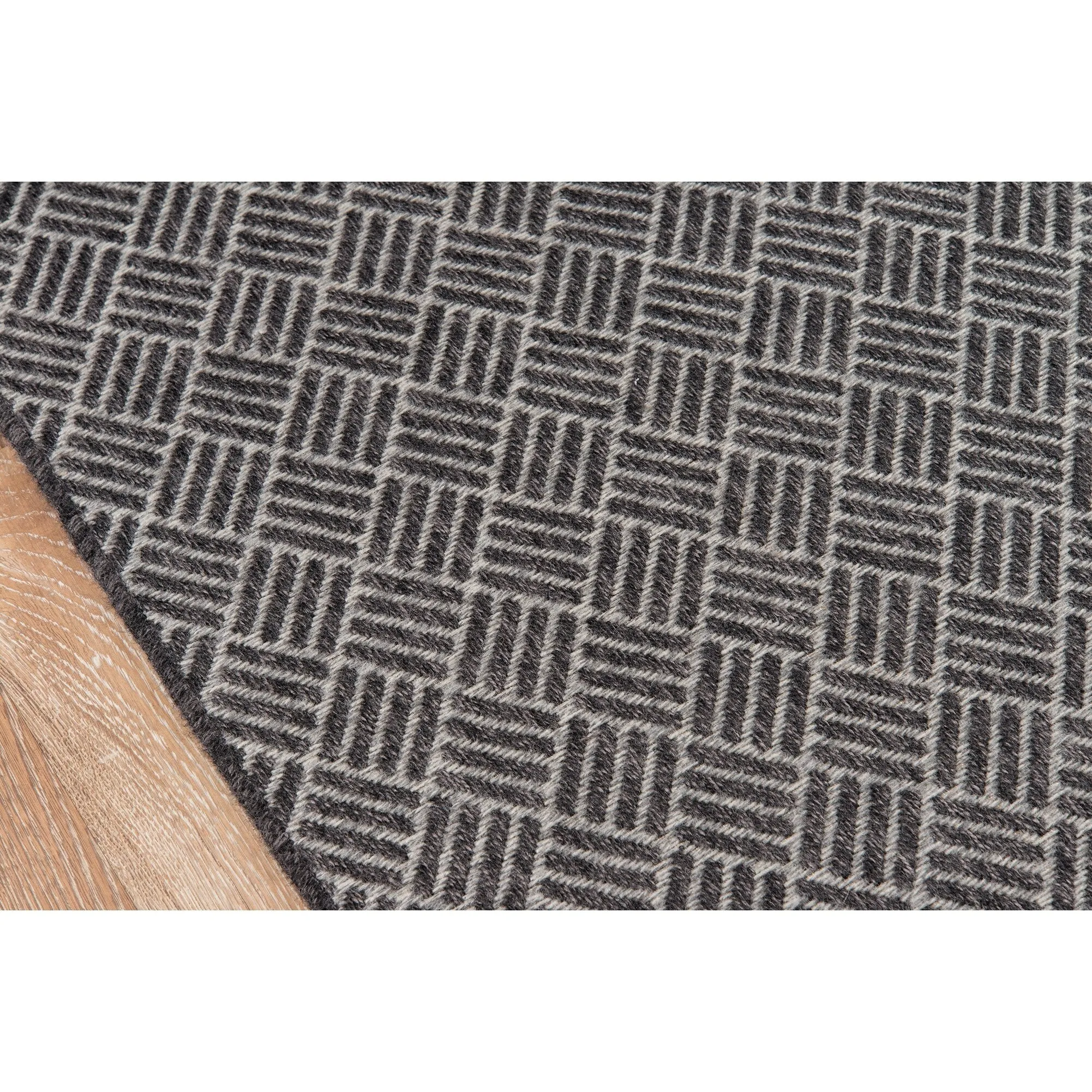 Skyline Decor Charcoal Como Rugs in Rectangle Shape - 7' X 10'