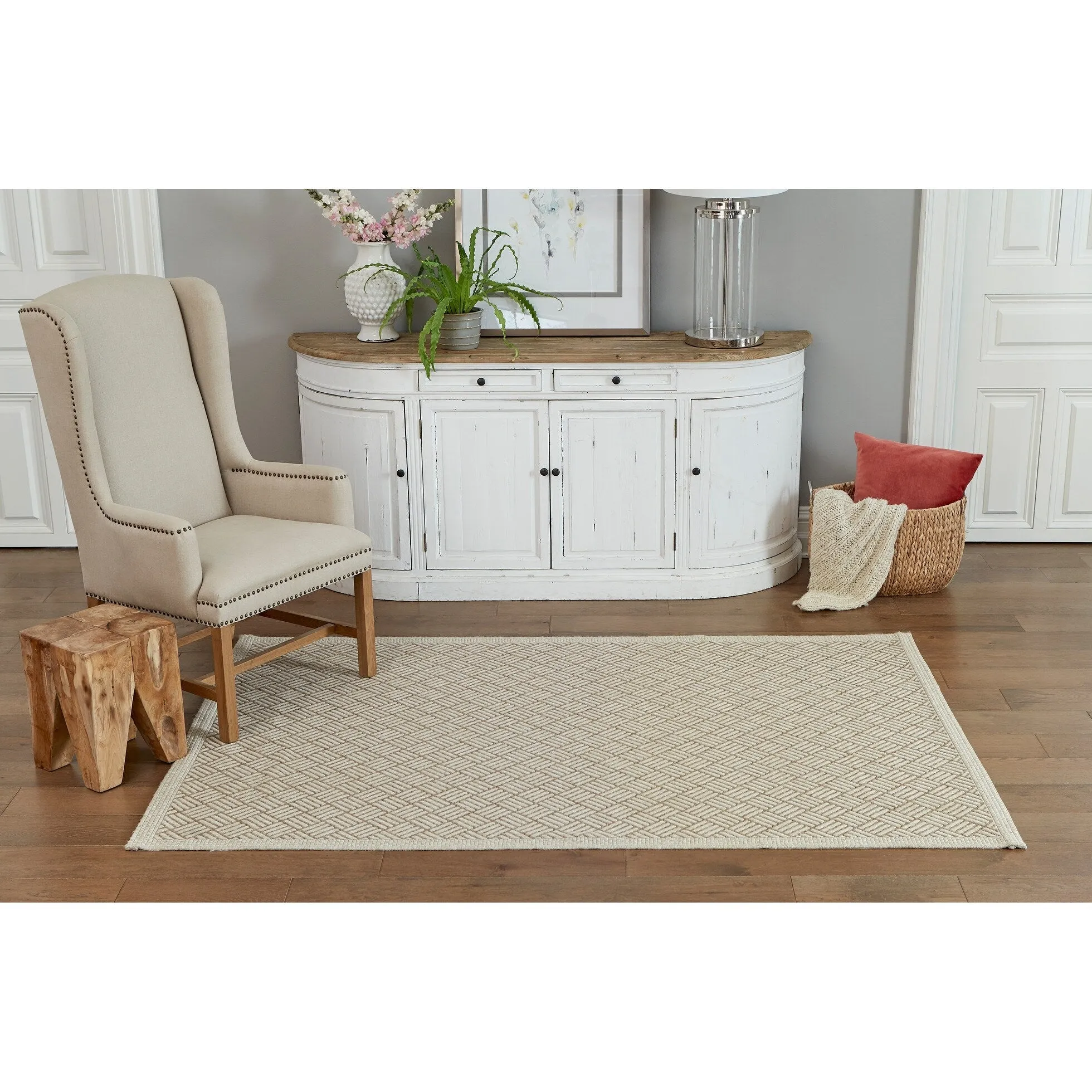 Skyline Decor Charcoal Como Rugs in Rectangle Shape - 7' X 10'