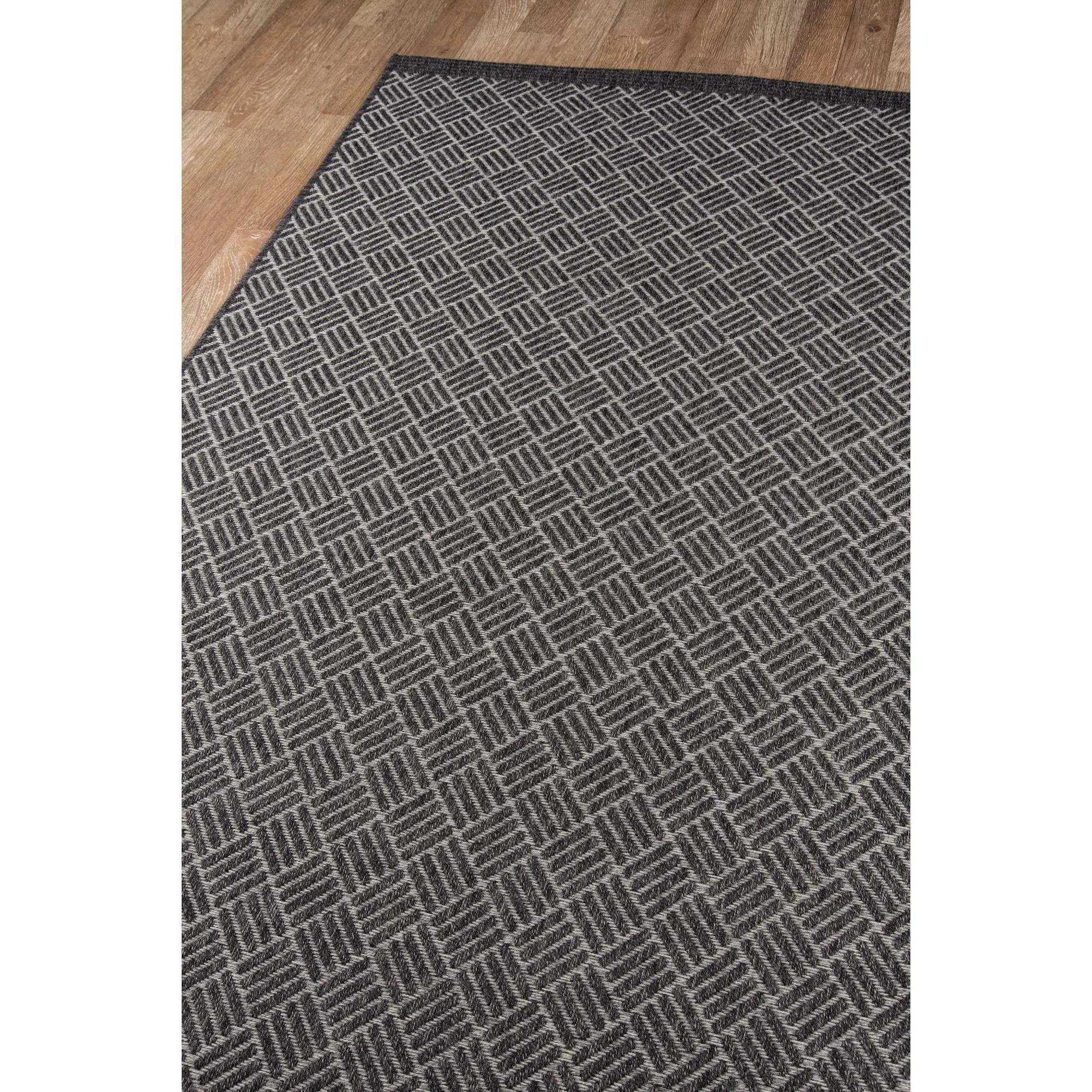 Skyline Decor Charcoal Como Rugs in Rectangle Shape - 7' X 10'